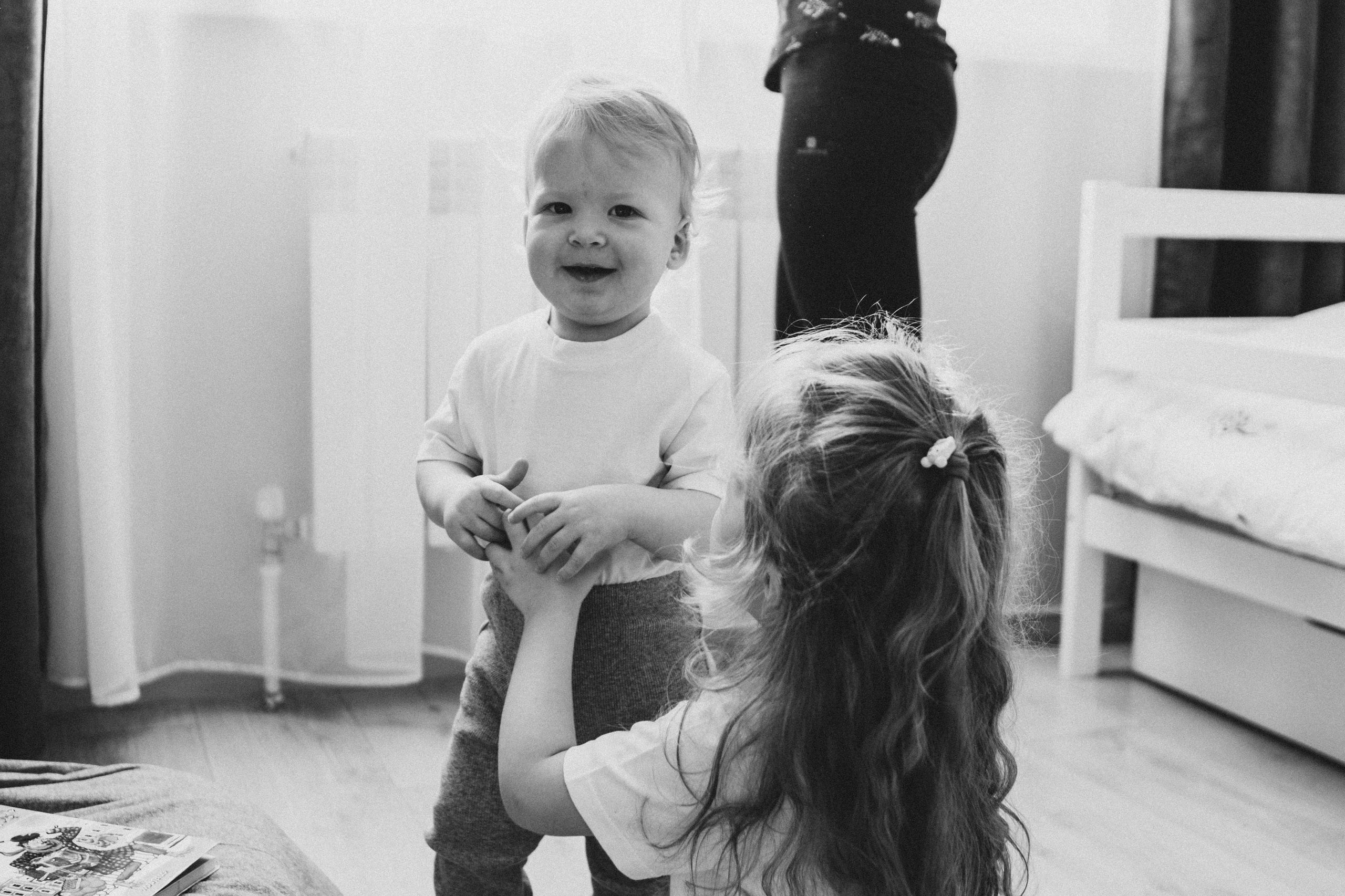 Выходные с двумя детьми (Наташа, Андрей и малыши). Семейный домашний фотограф в Барнауле Мария Лобастова