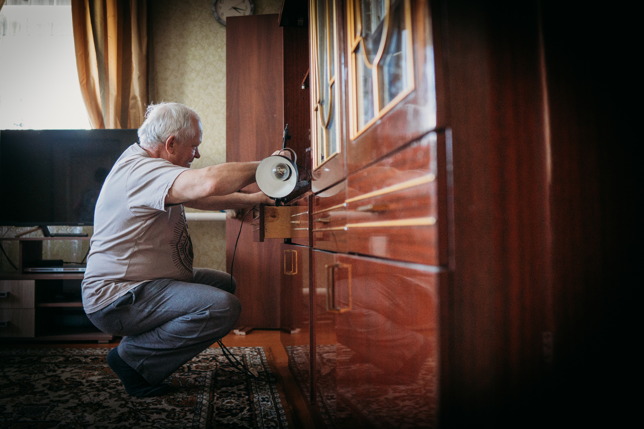 Взрослые дети и родители (Лена и ее семья). Семейный домашний фотограф в Барнауле Мария Лобастова