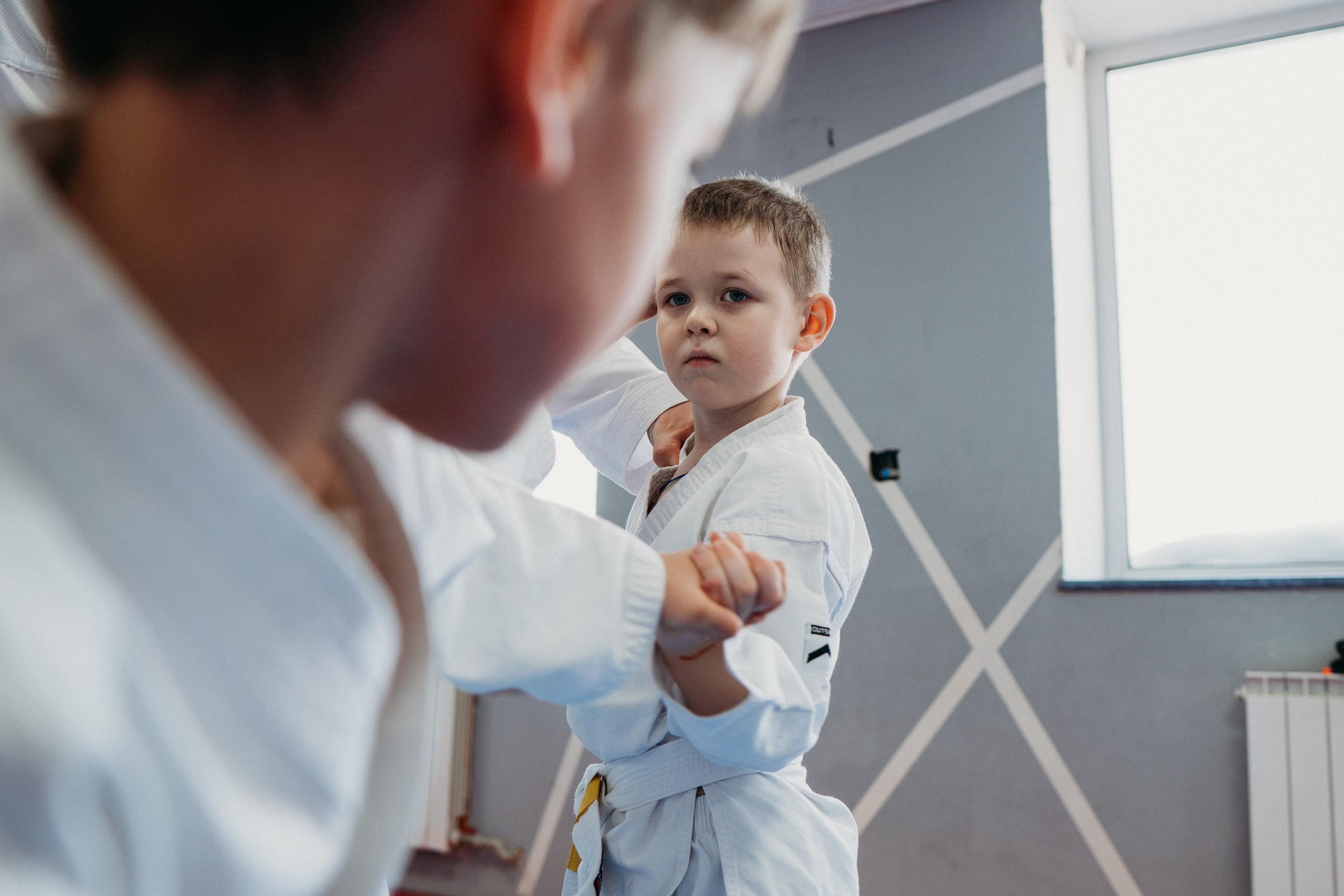 Тренировка каратистов. Семейный домашний фотограф в Барнауле Мария Лобастова