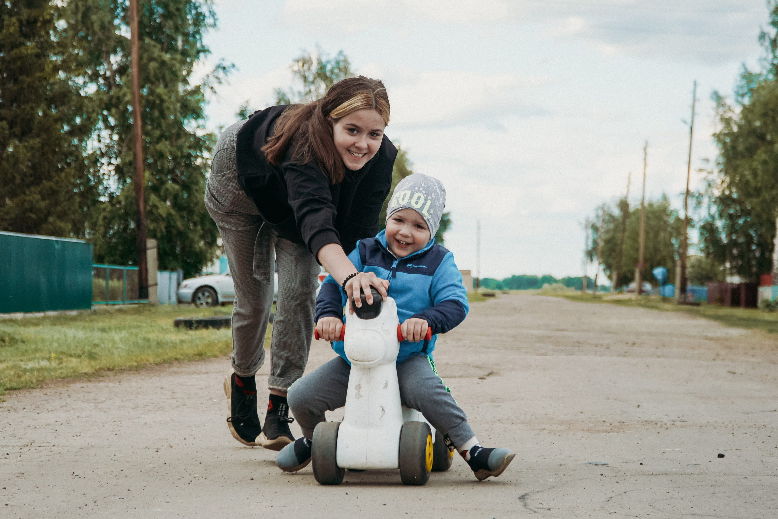 Деревенская история (внуки на каникулах). Семейный домашний фотограф в Барнауле Мария Лобастова