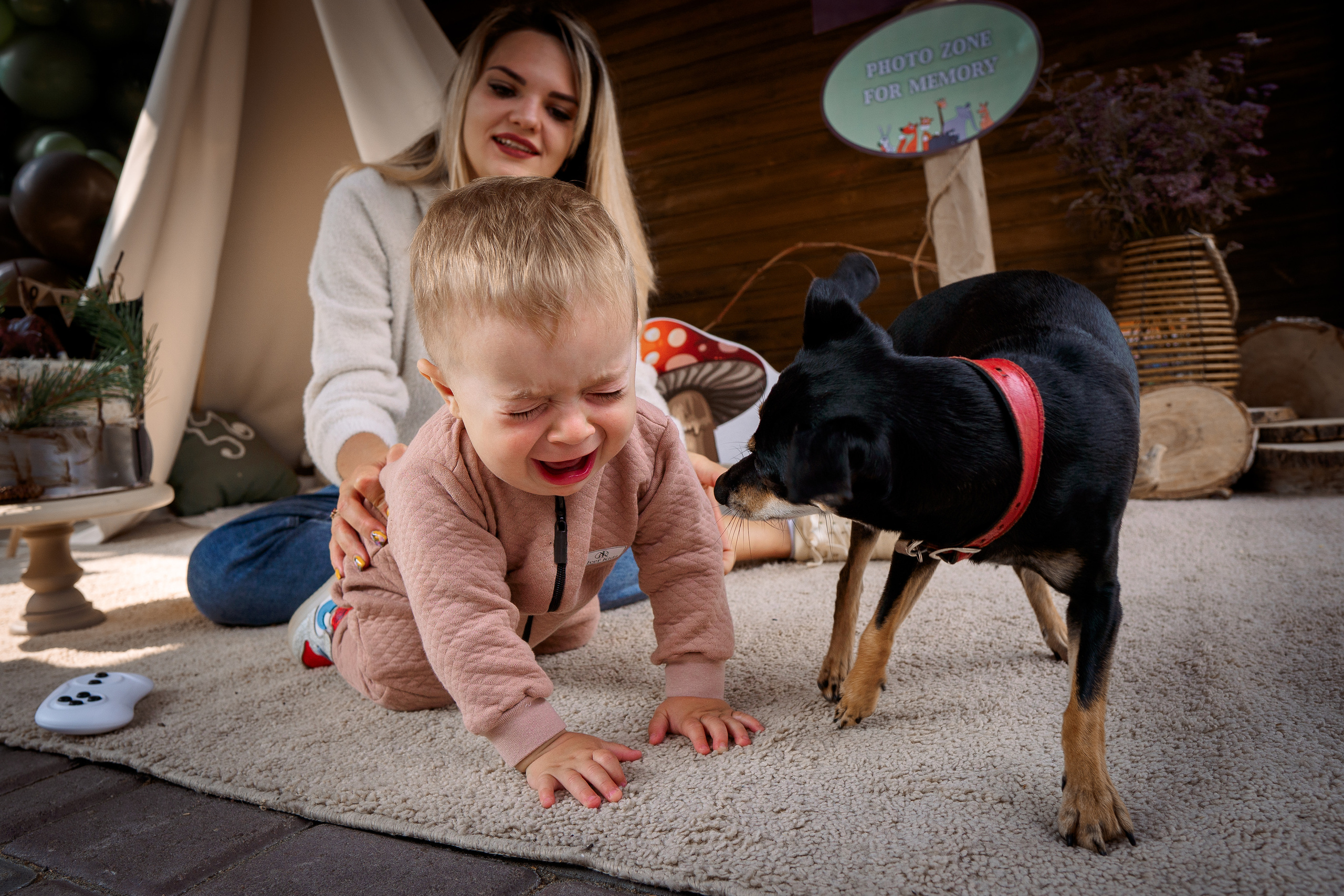 Годик Дане на даче. Семейный домашний фотограф в Барнауле Мария Лобастова