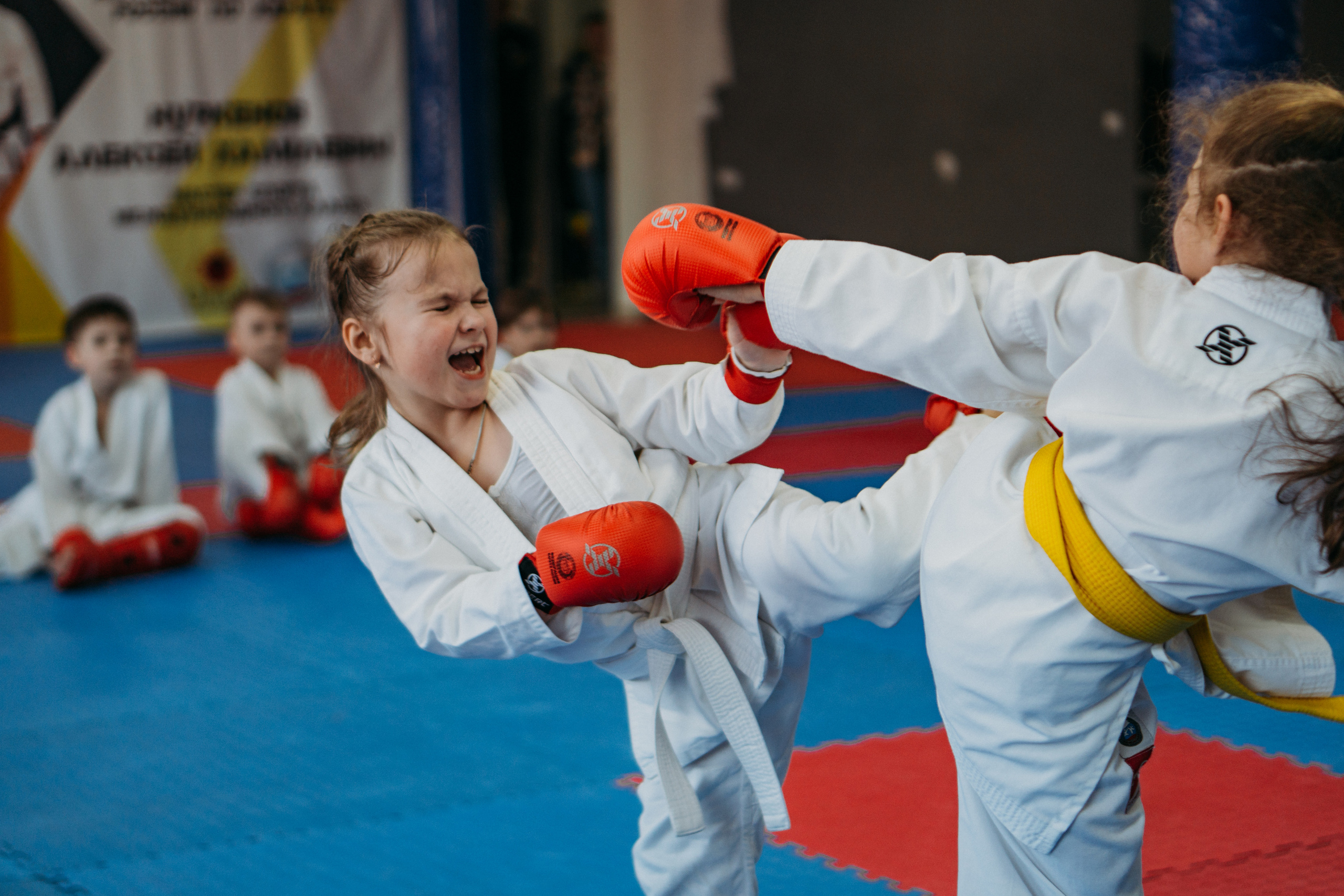 Тренировка каратистов. Семейный домашний фотограф в Барнауле Мария Лобастова