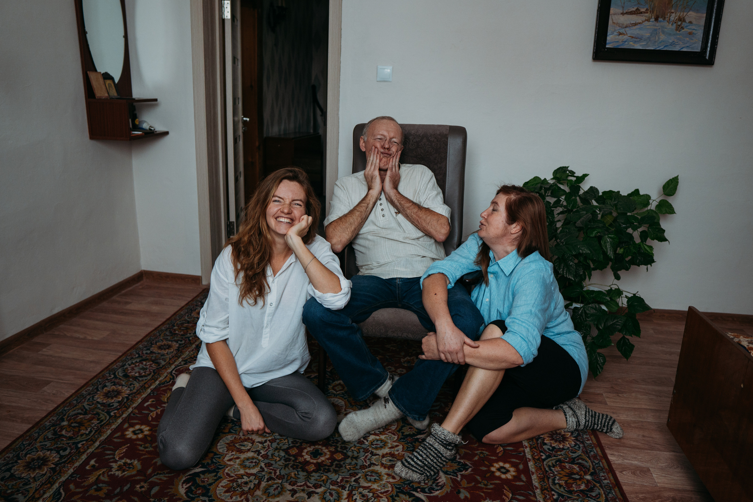 В отпуск к родителям (Новогодняя история для Ангелины). Семейный домашний фотограф в Барнауле Мария Лобастова