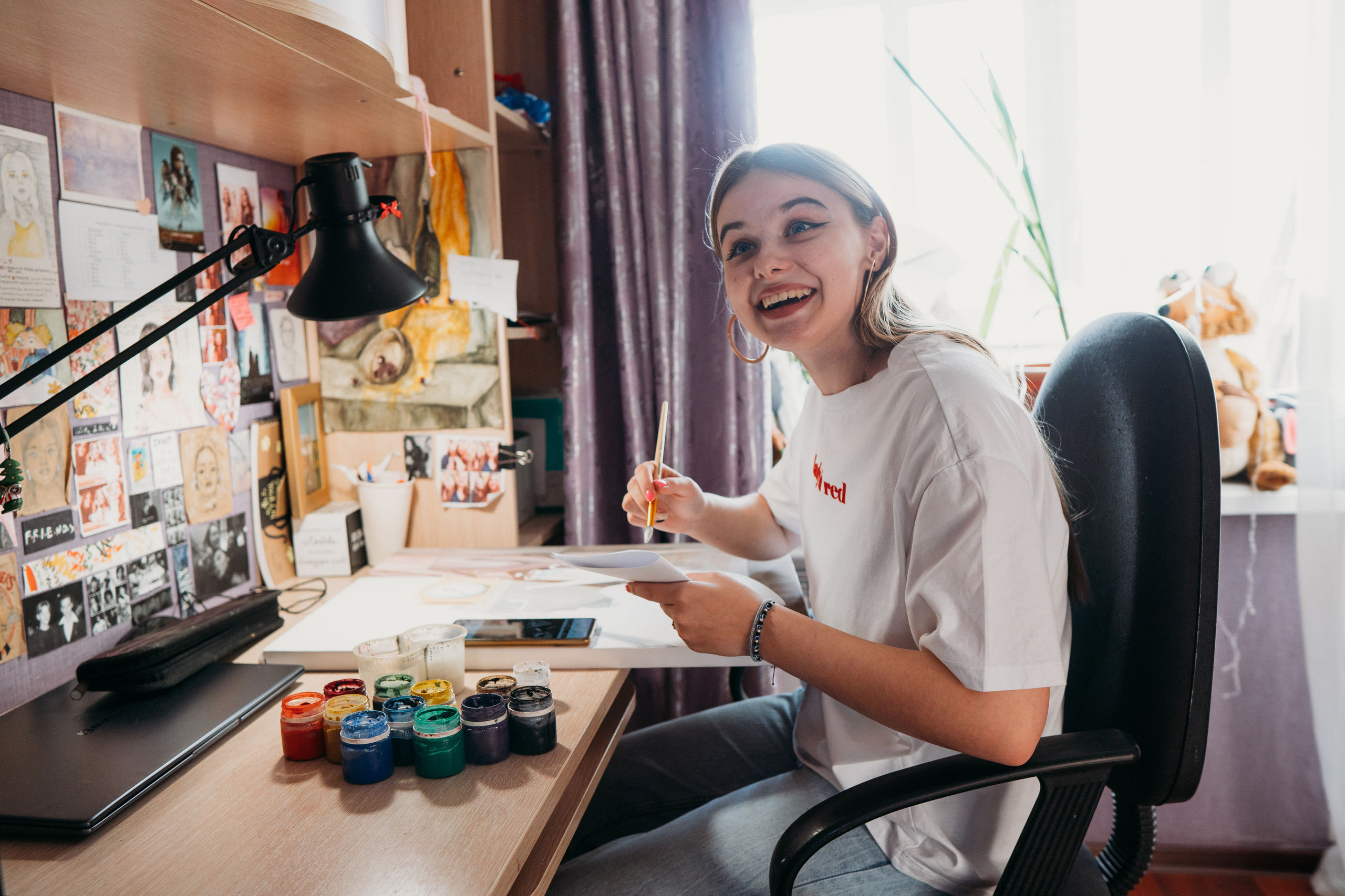 Большая семья с подростками и особенным ребенком (Ольга и ее дети). Семейный домашний фотограф в Барнауле Мария Лобастова