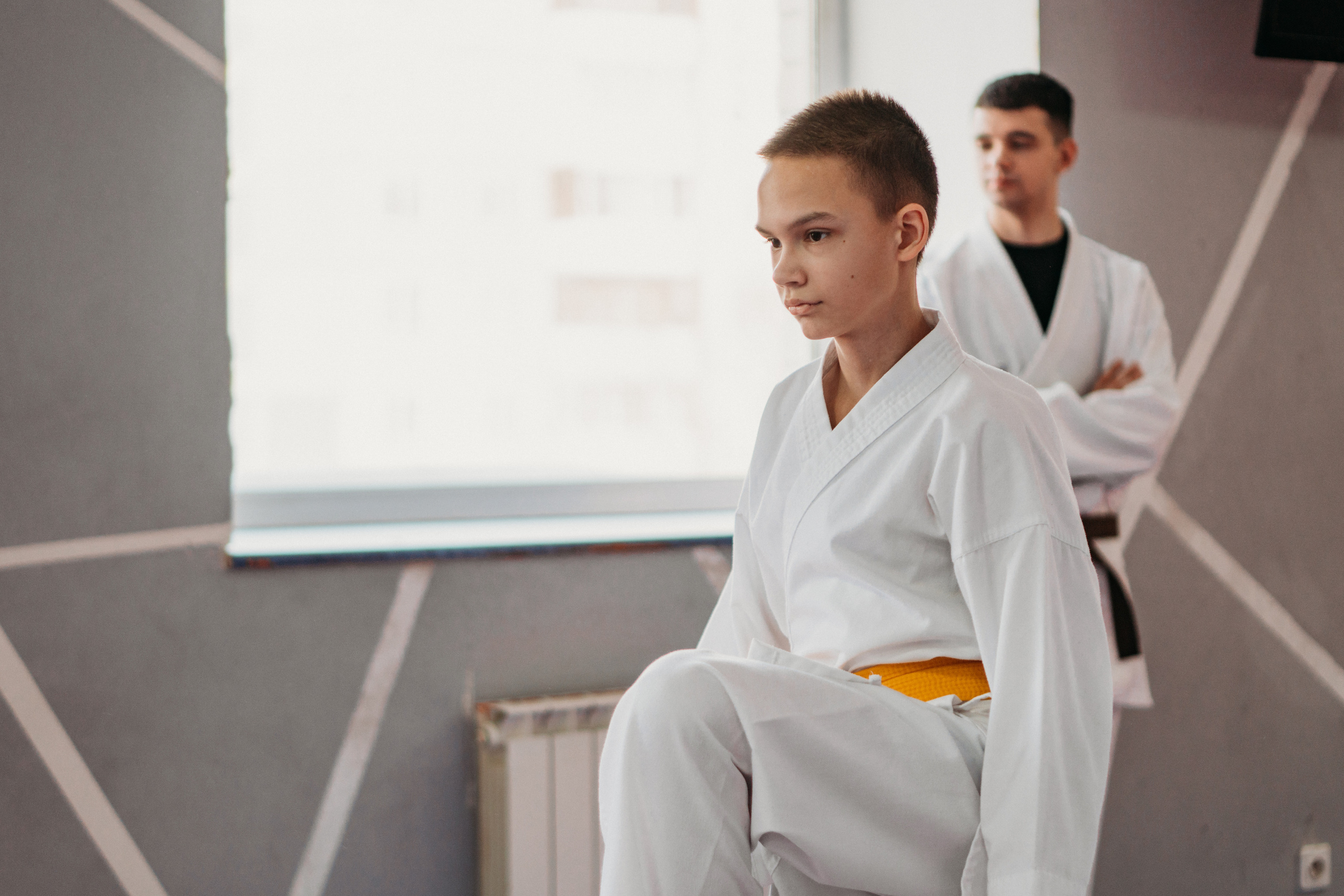 Тренировка каратистов. Семейный домашний фотограф в Барнауле Мария Лобастова