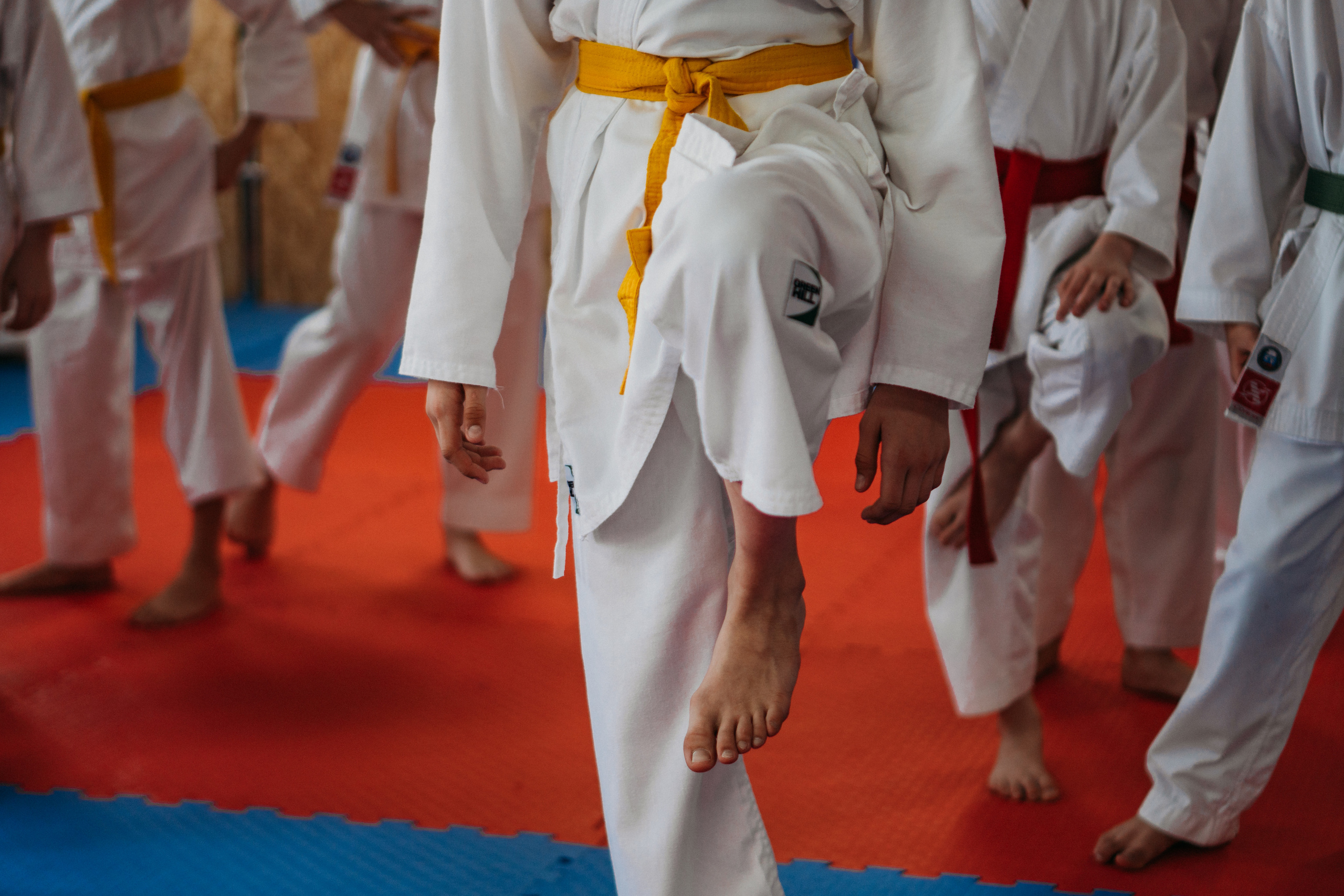 Тренировка каратистов. Семейный домашний фотограф в Барнауле Мария Лобастова