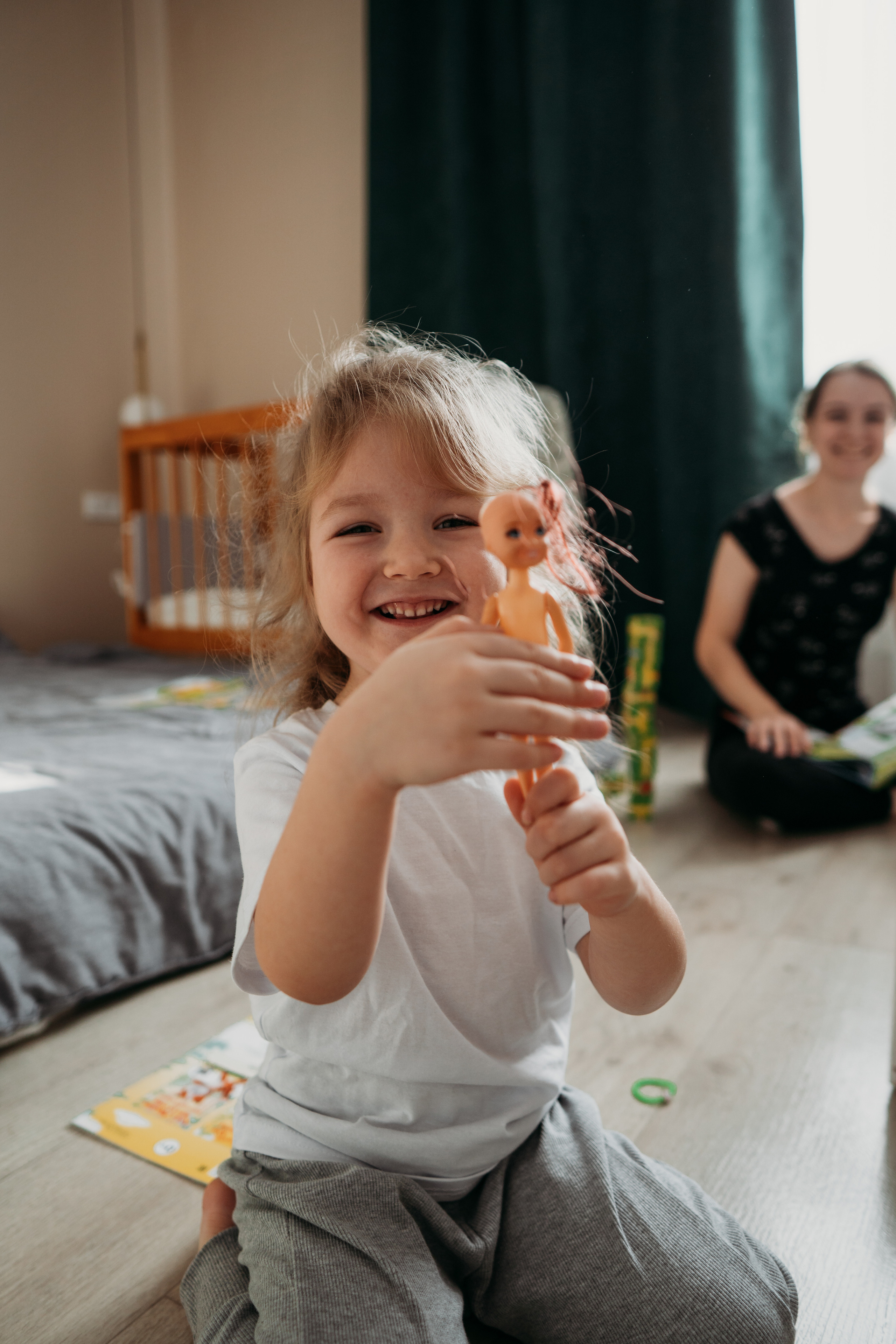 Выходные с двумя детьми (Наташа, Андрей и малыши). Семейный домашний фотограф в Барнауле Мария Лобастова