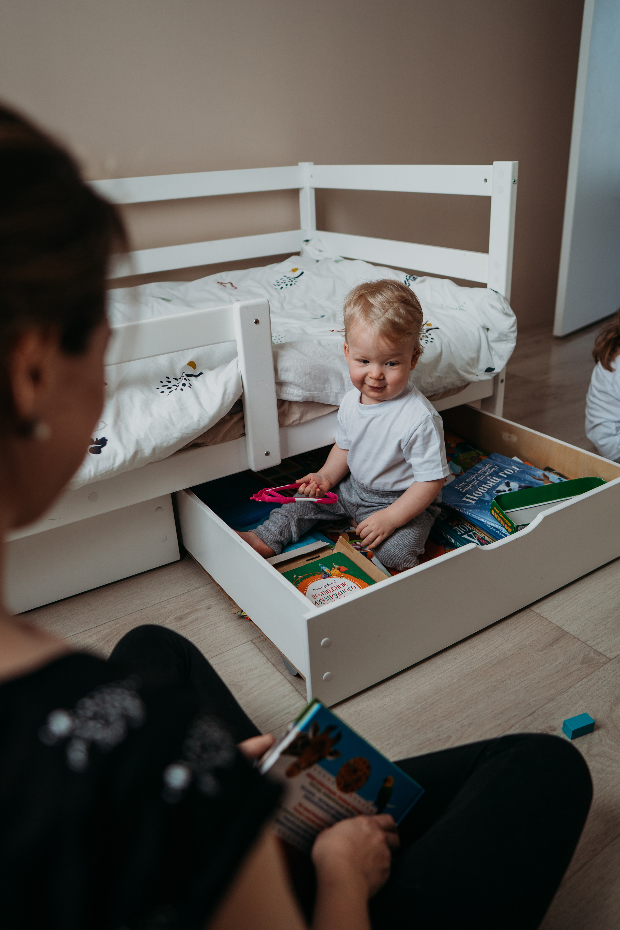 Выходные с двумя детьми (Наташа, Андрей и малыши). Семейный домашний фотограф в Барнауле Мария Лобастова