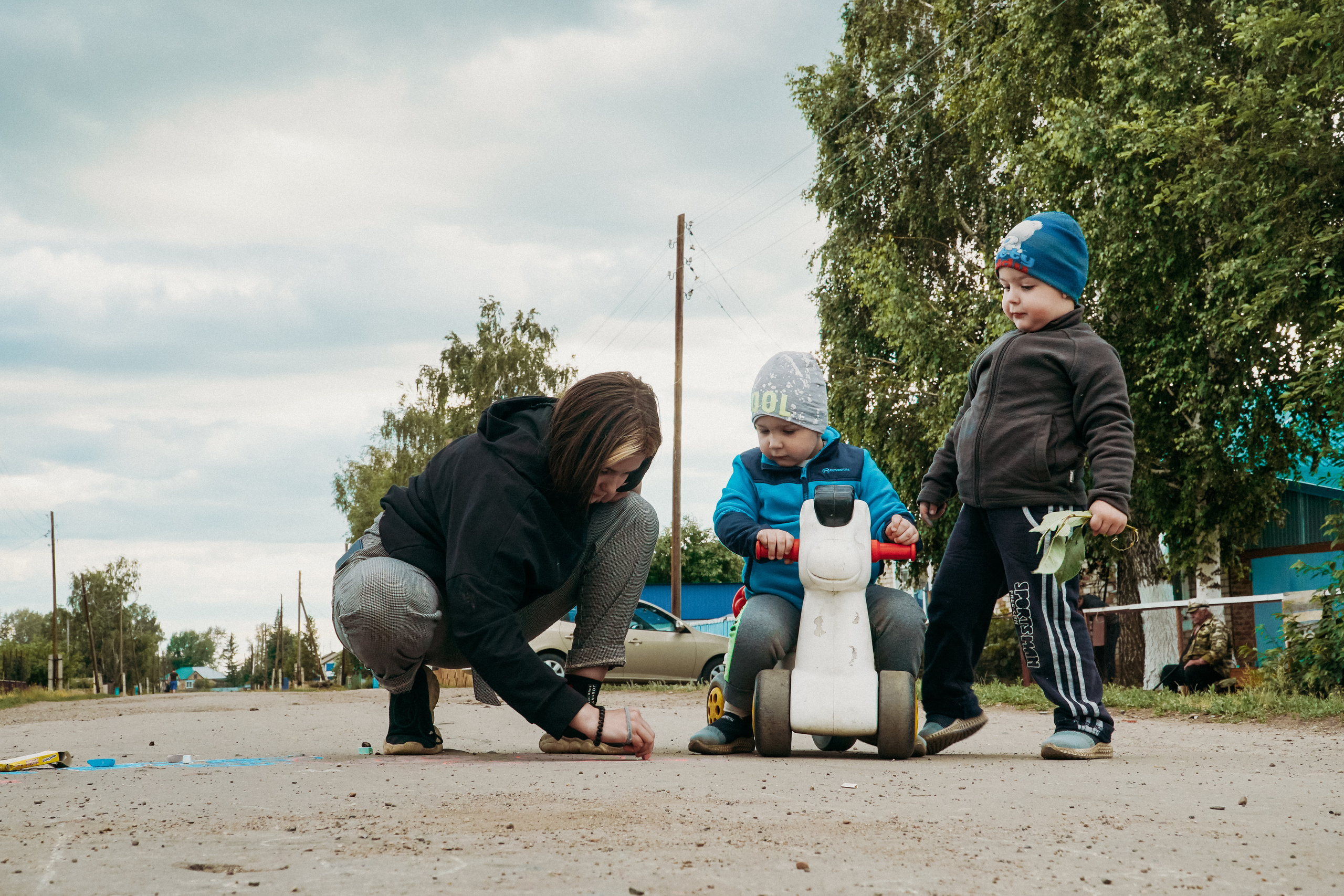 Деревенская история (внуки на каникулах). Семейный домашний фотограф в Барнауле Мария Лобастова