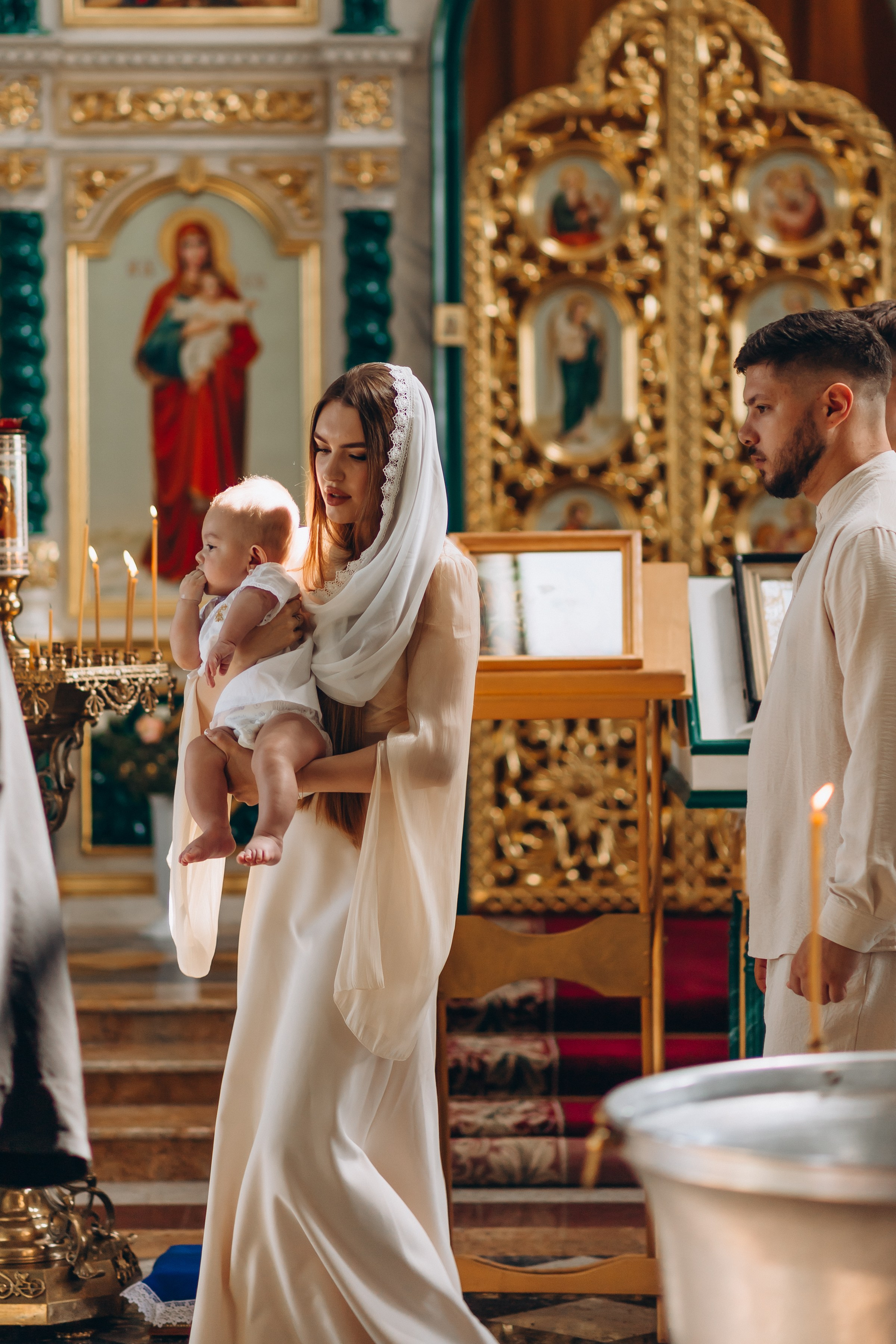 Крещение Родиона. Семейный фотограф в Волгодонске Краченцева Анна