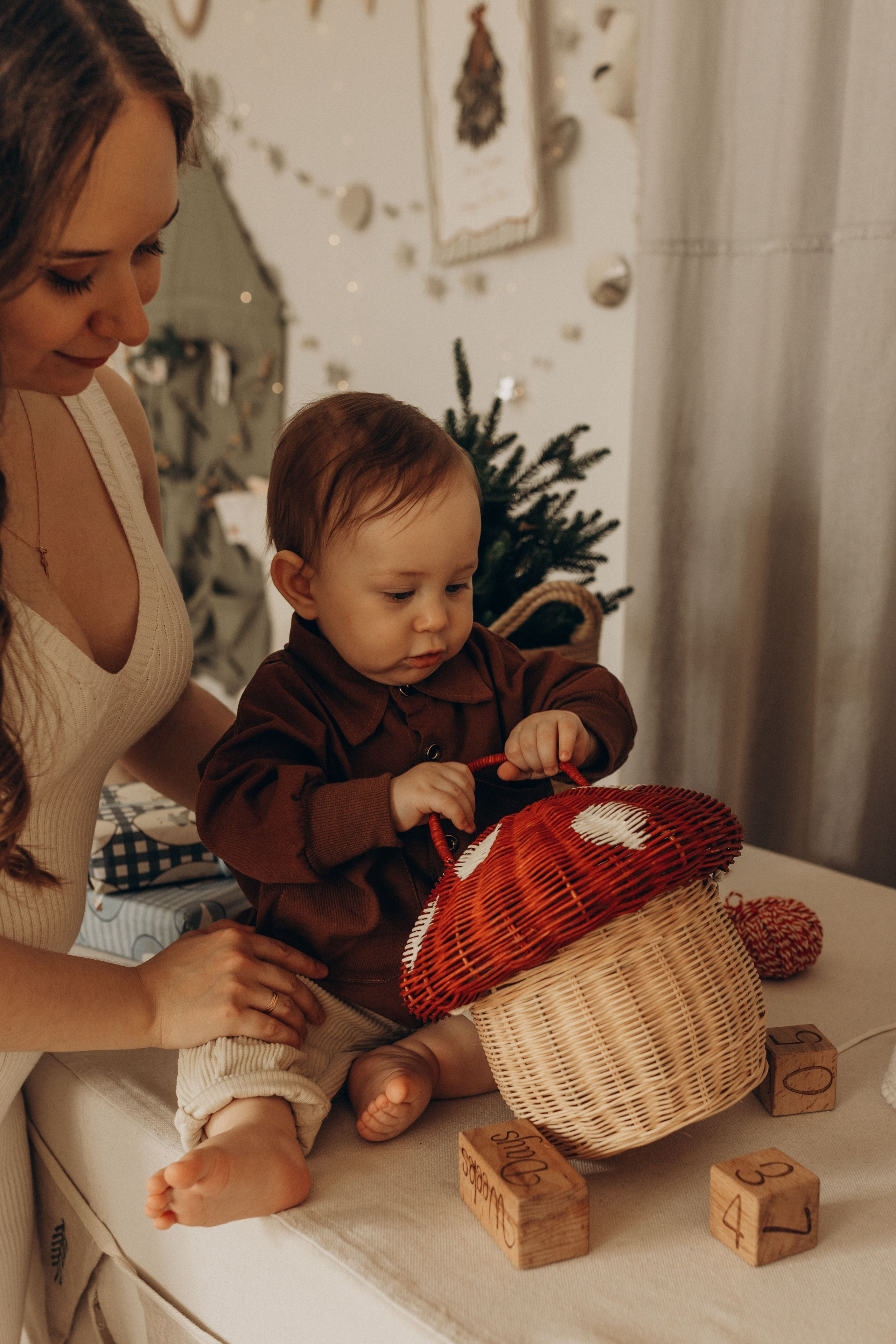 Новогодняя фотосессия в студии Редкое фото. Фотограф в Ставрополе Svetlana Matveeva