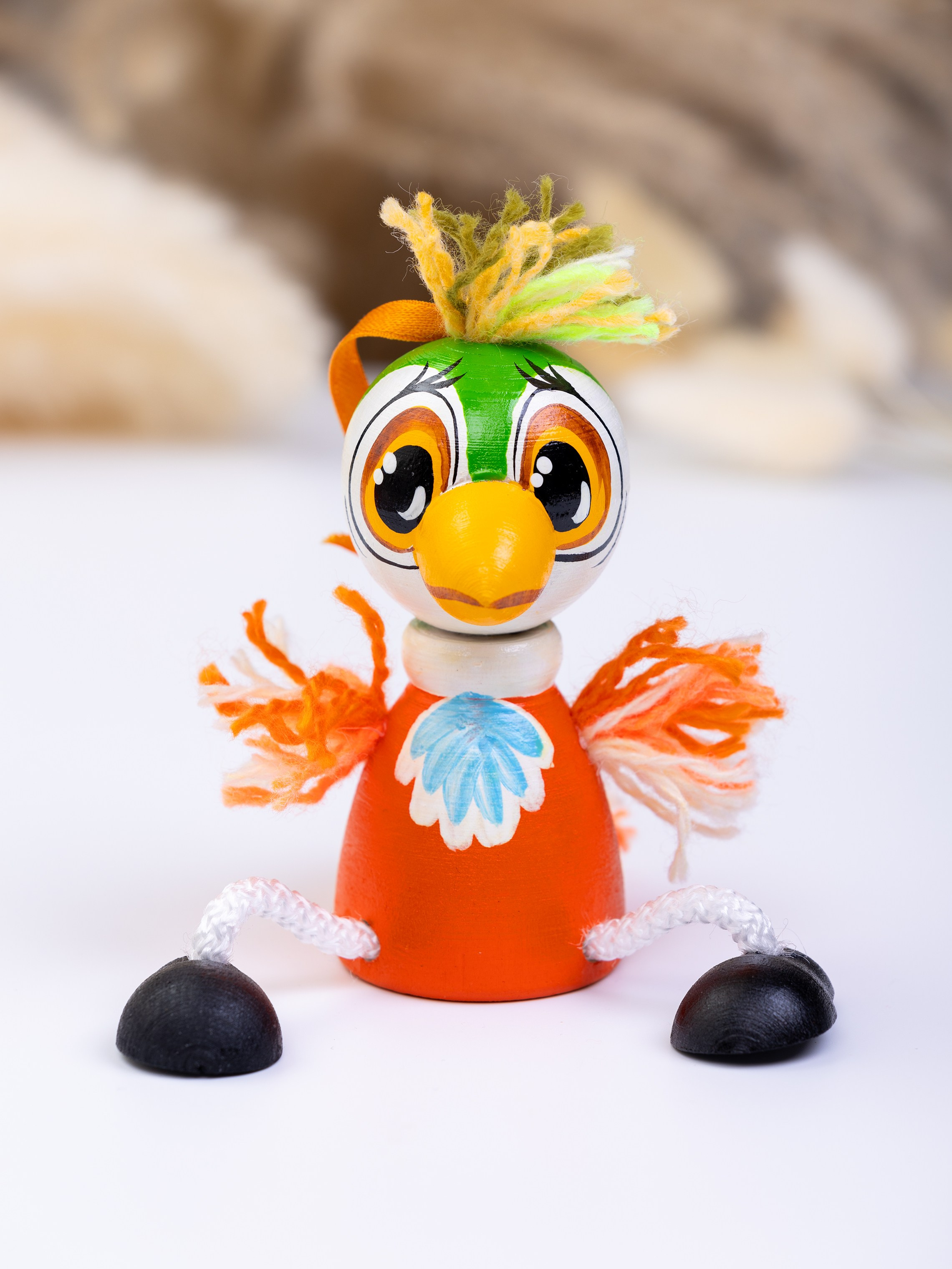 Деревянные игрушки ручной росписи. Фотостудия T-CUBE