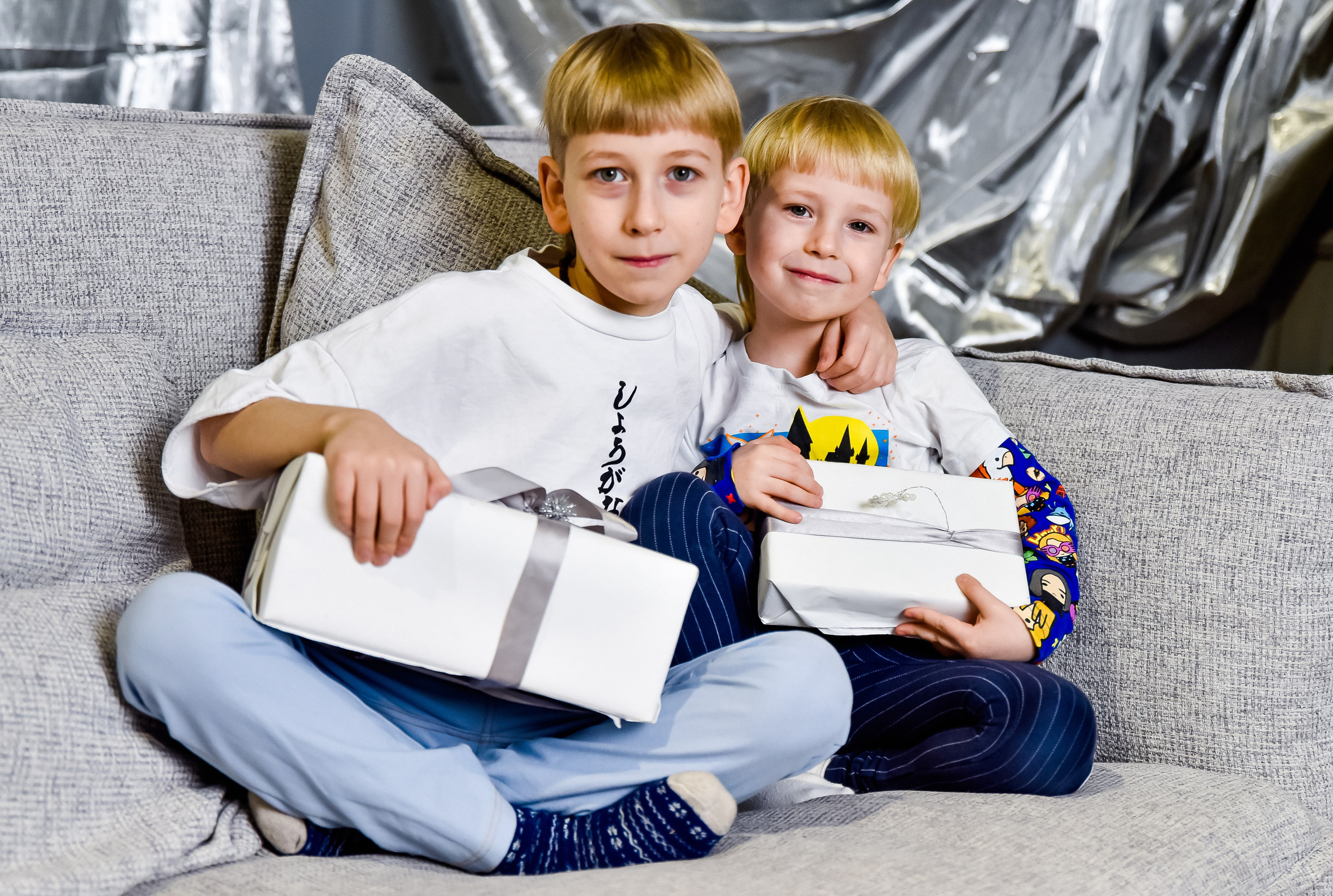 Екатерина с сыновьями