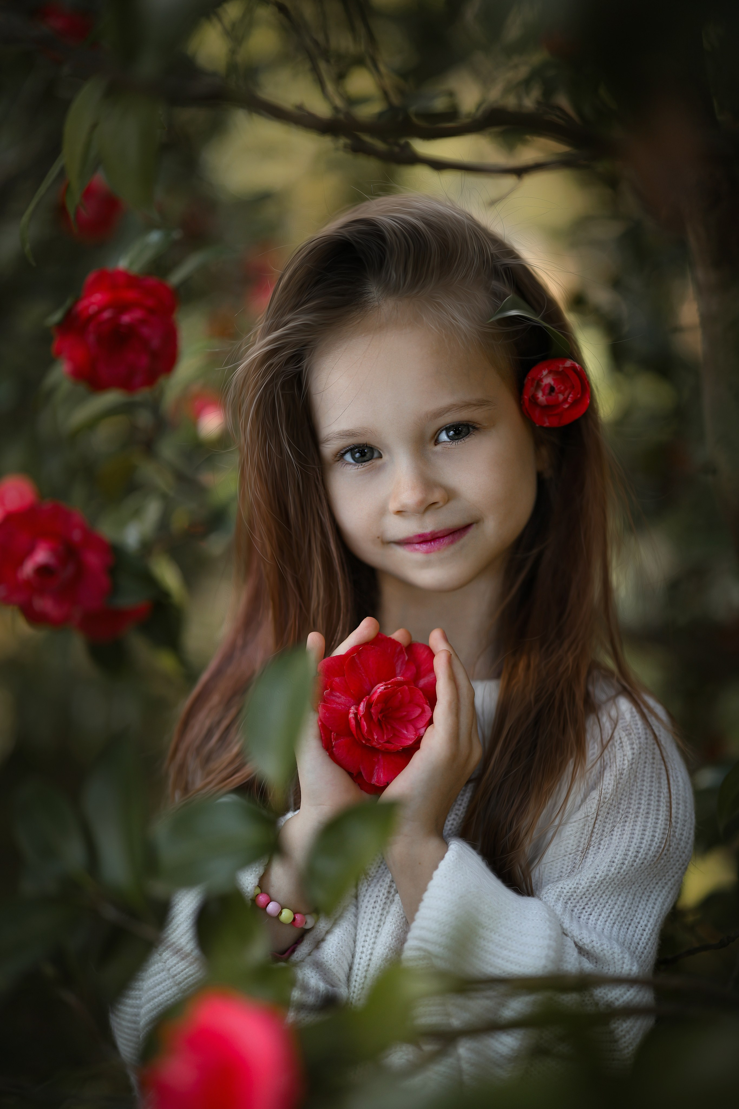 Виктория с камелиями. Свадебный и семейный фотограф в Абхазии Жанна Соснина