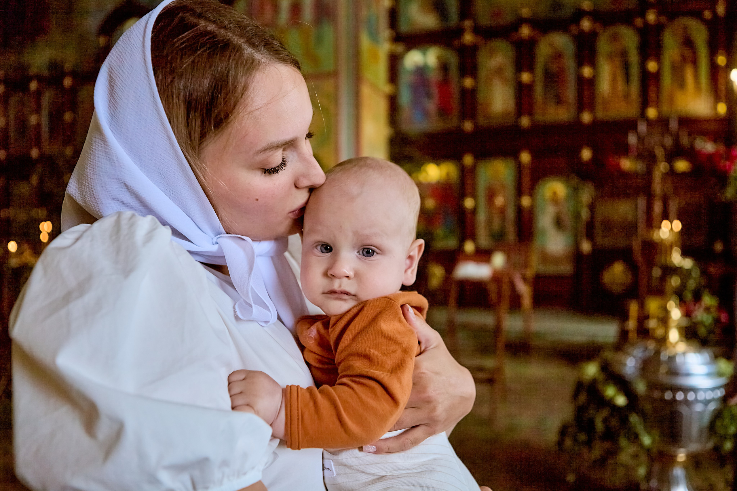 Крещение младенца Илии