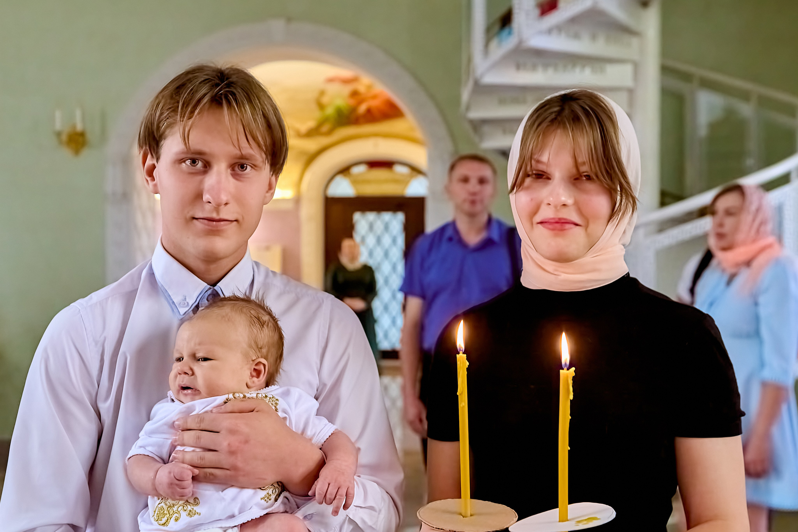 Фотографии Крещения младенца Алексея