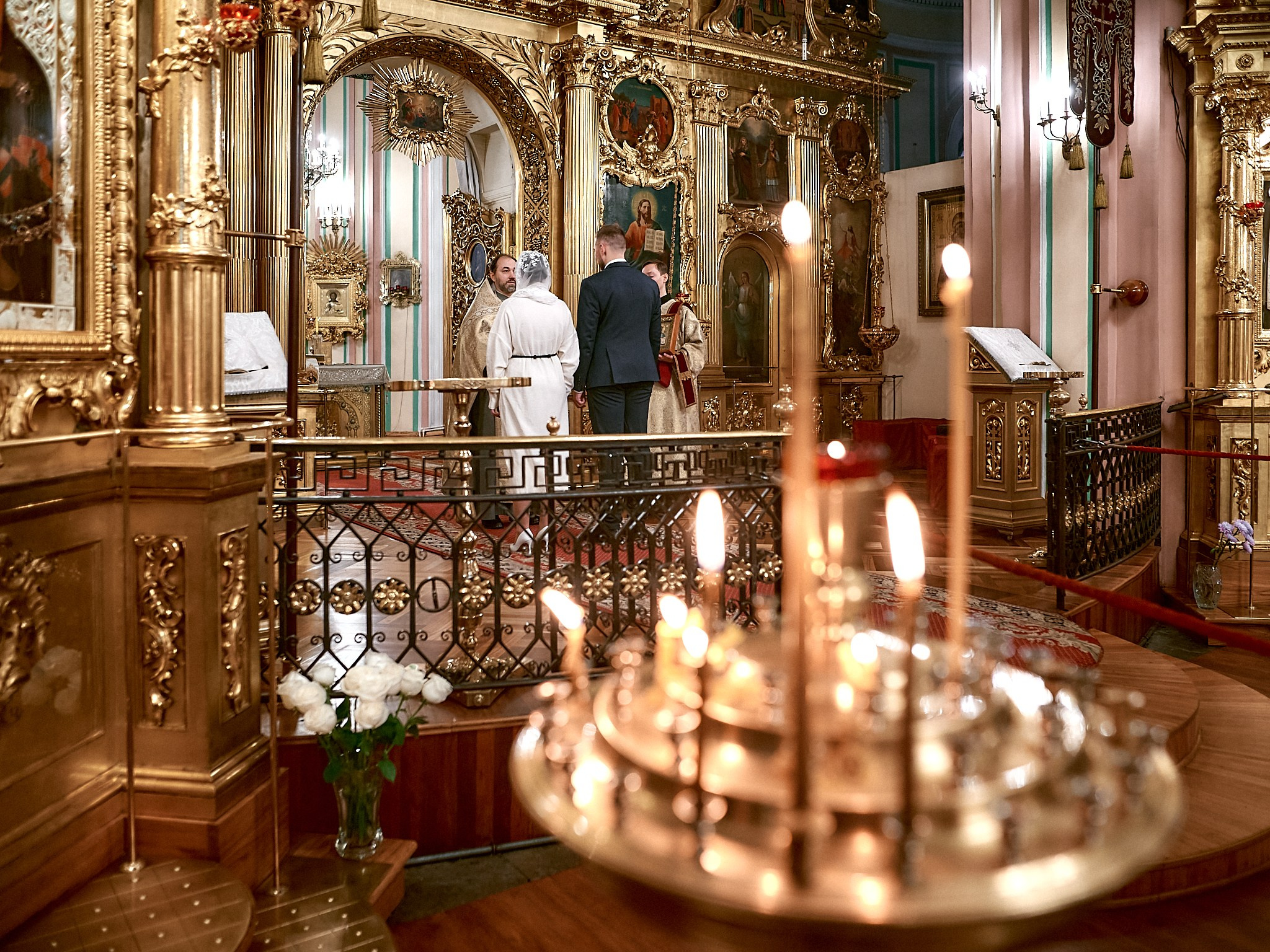 Венчание Артёма и Екатерины | Владимирский собор. Свадебный фотограф в Санкт-Петербурге Славин Денис