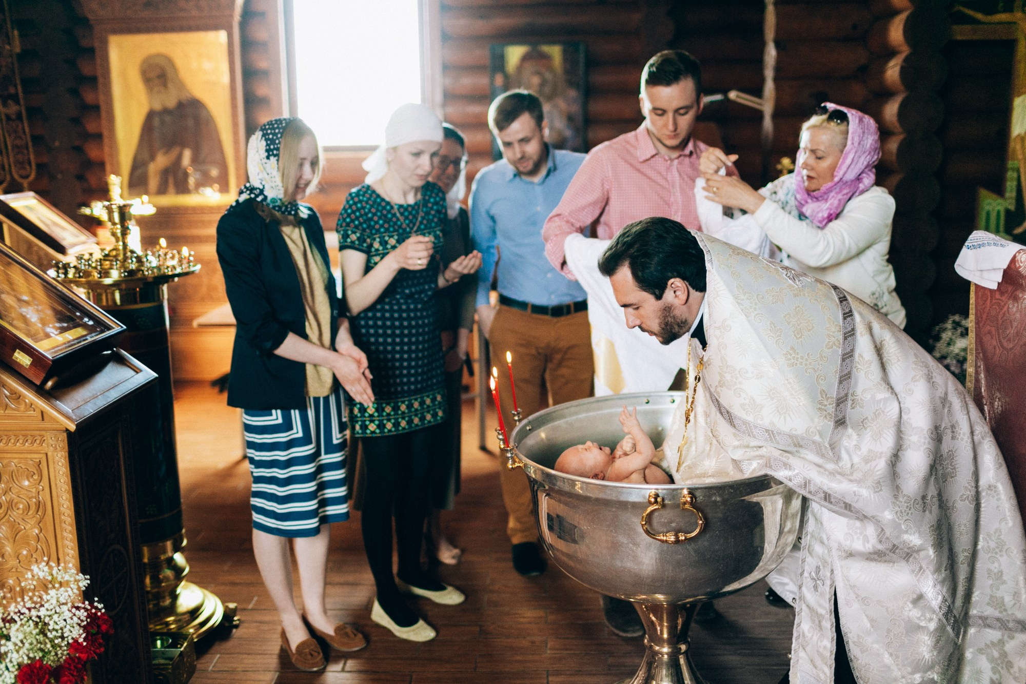 Крещение. Дмитрий и Юлия. Свадебный фотограф в Москве — Павел Воронцов