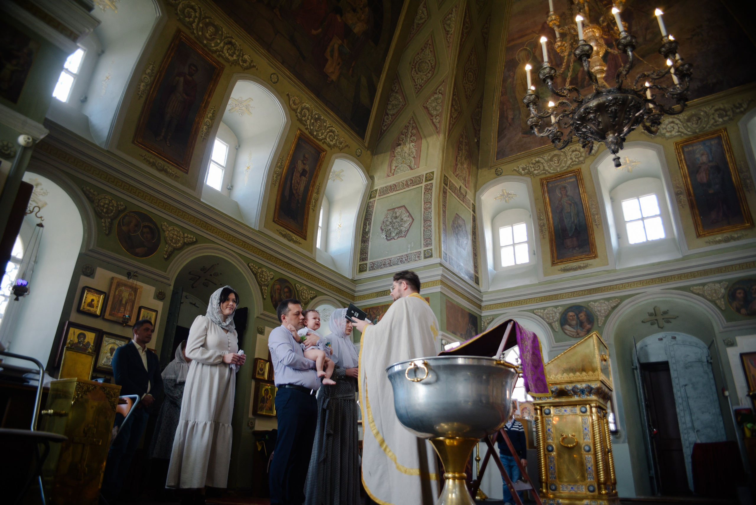 Крещение Алексея. Фотограф Лола Волна, город Москва