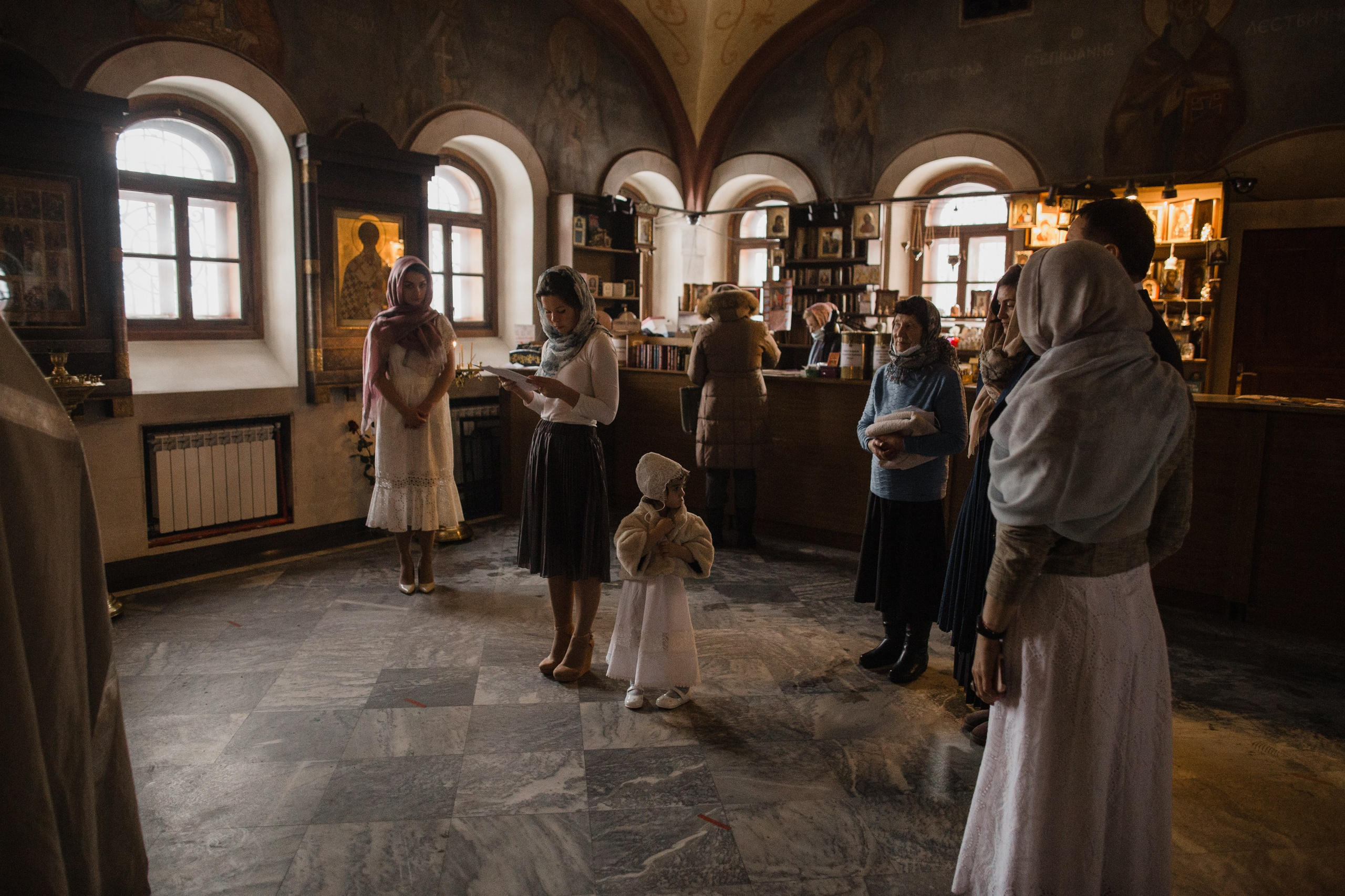 Крещение. Репортажный и свадебный фотограф в Москве Лена Таращенко