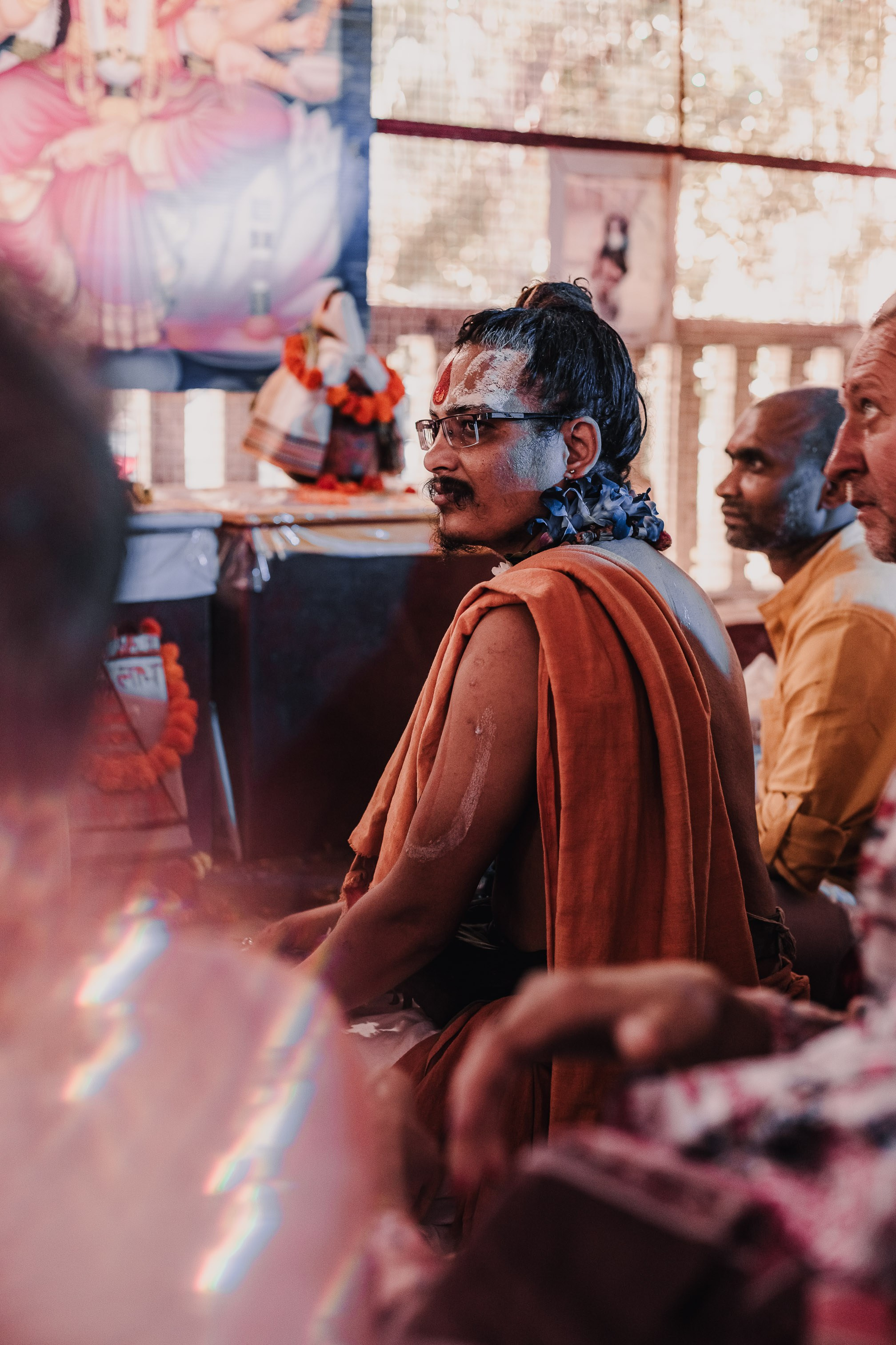 Navaratri yajna at Devraha Baba Ji ashram. Мариам Багдасарян