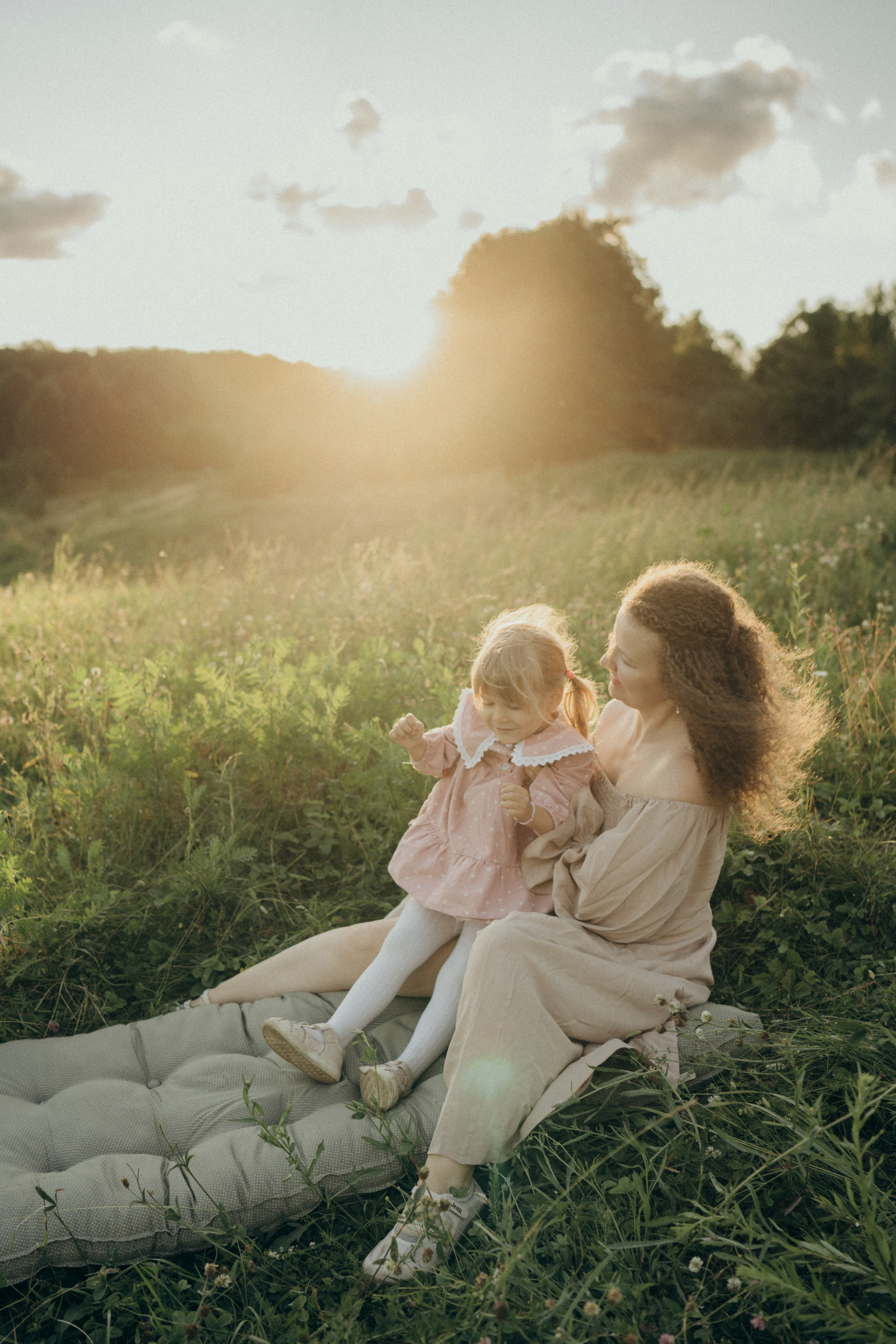 Закатная история. Семейный фотограф в Москве Елена Гильманова