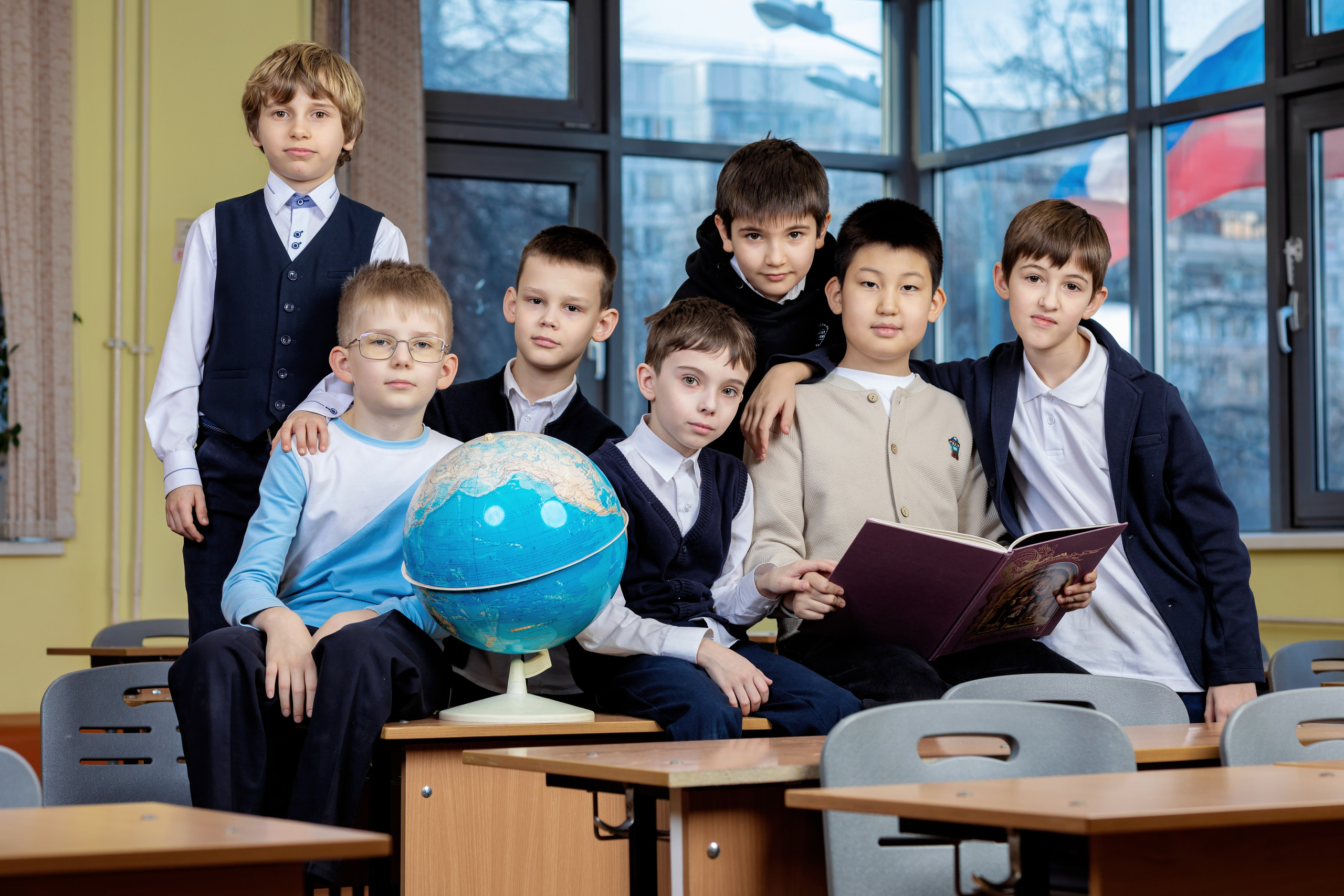 Групповые и сюжетные фотографии в школе