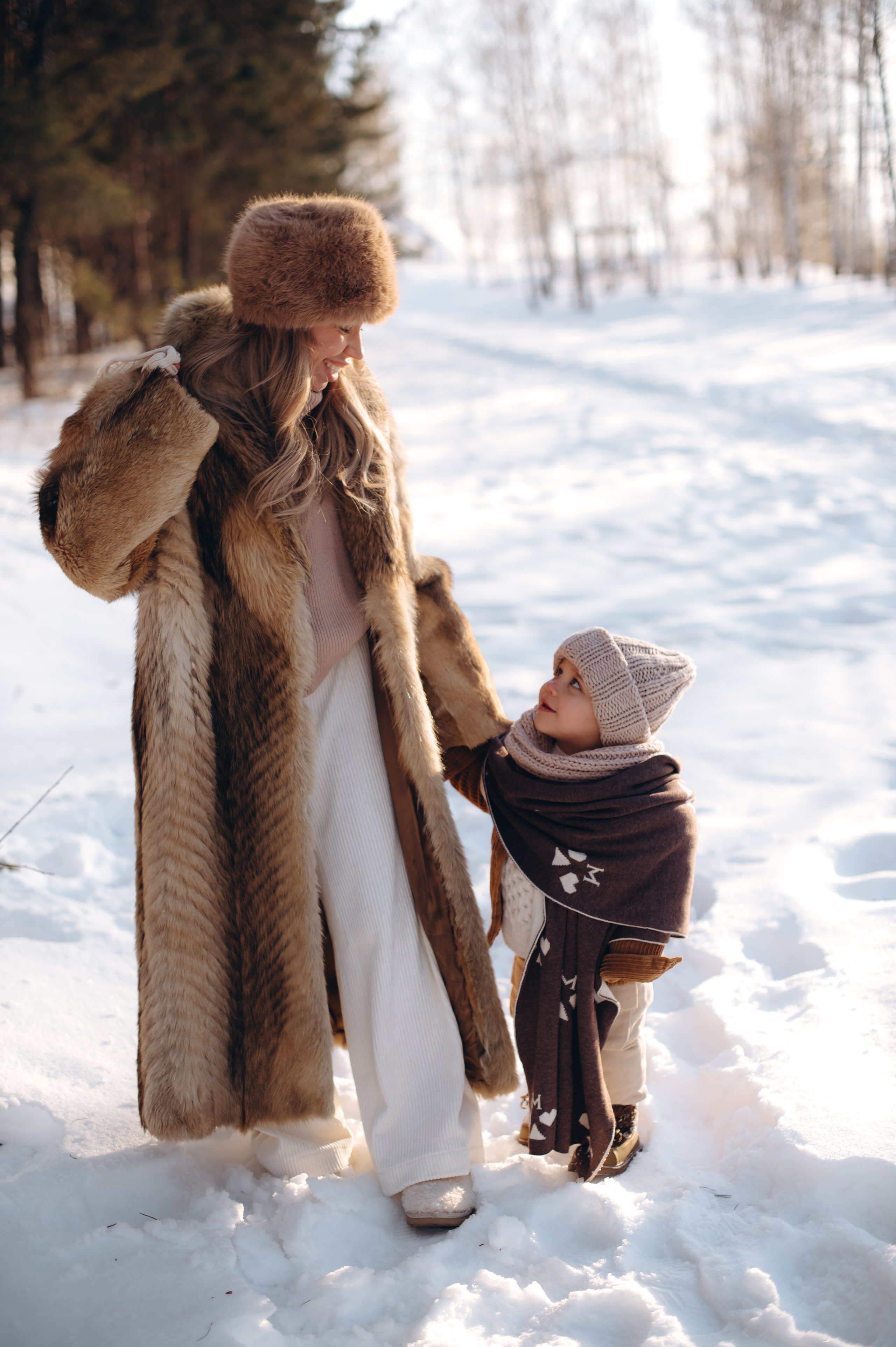 Марина и Леонид. Семьи
