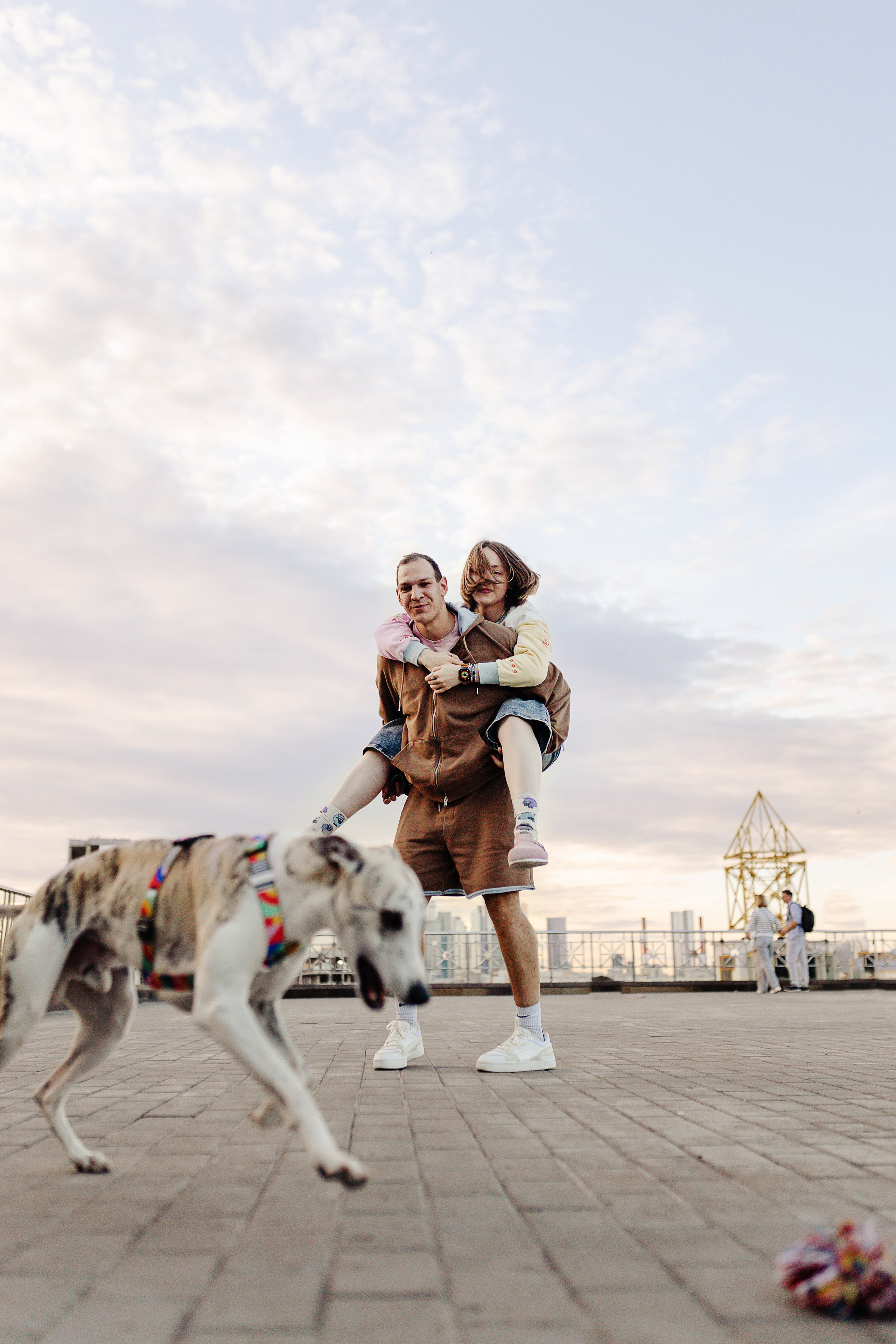 Москва / Саша, Андрей и Гусь. Фотограф Кузина Вера