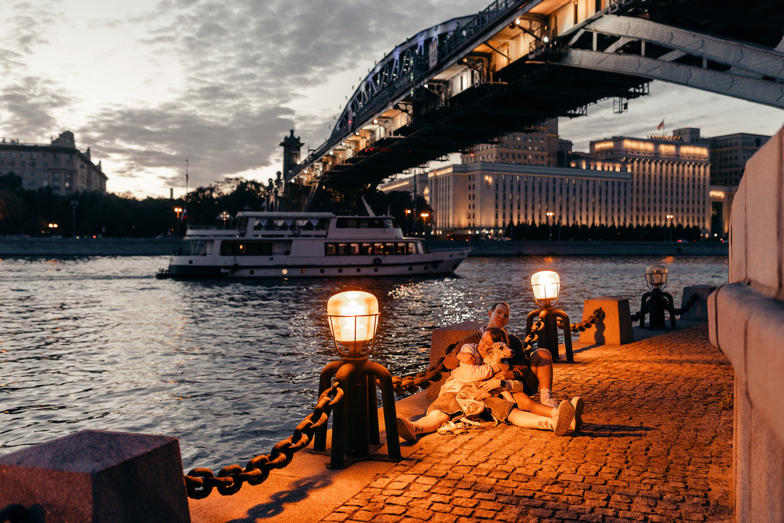 Москва / Саша, Андрей и Гусь. Фотограф Кузина Вера