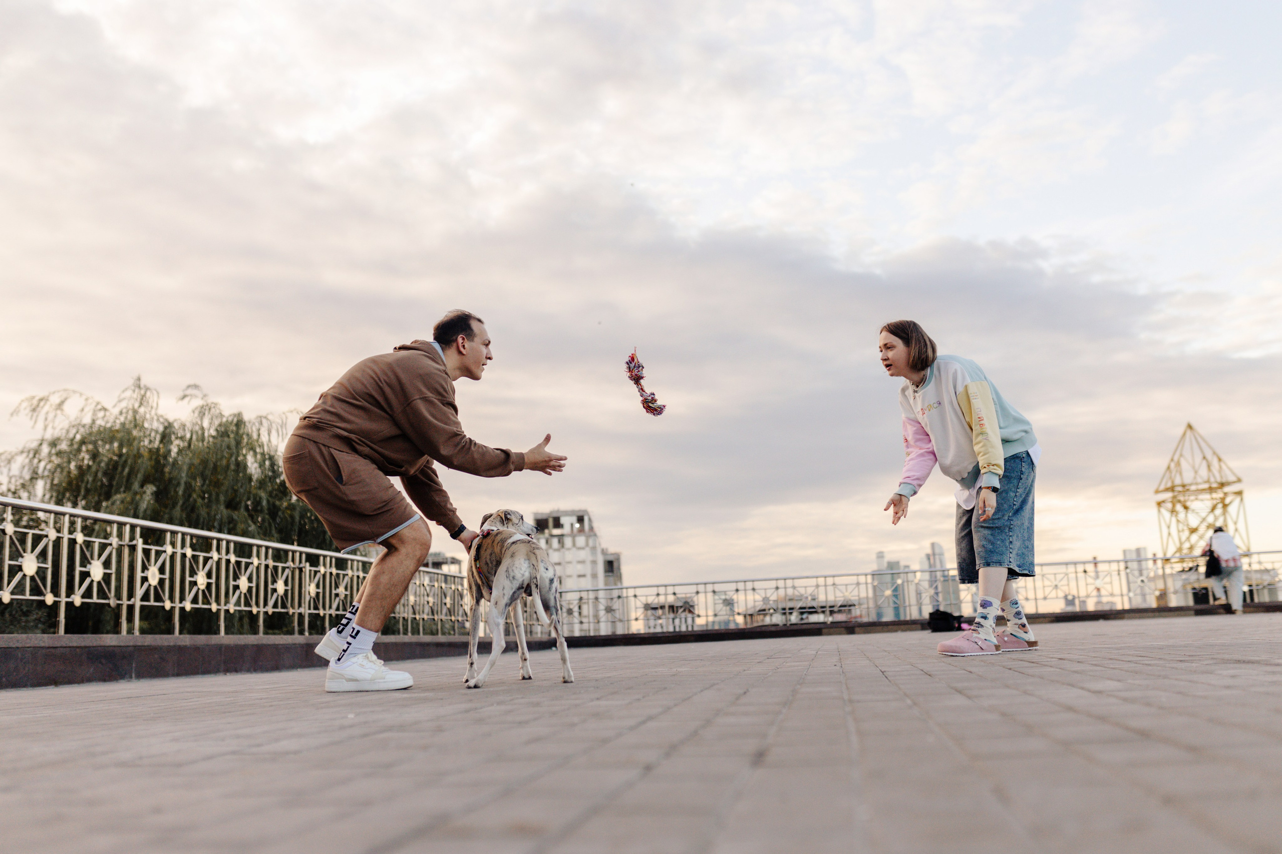 Москва / Саша, Андрей и Гусь. Фотограф Кузина Вера