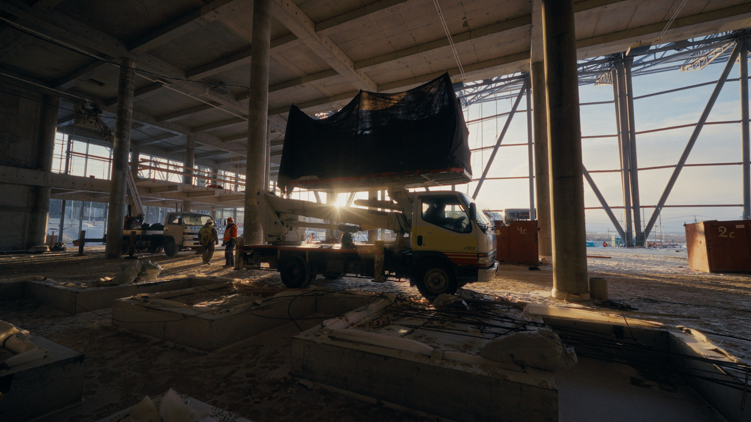 Строительство аэропорта в Благовещенске (promo). Цветокоррекция видео онлайн Иван Сержанов