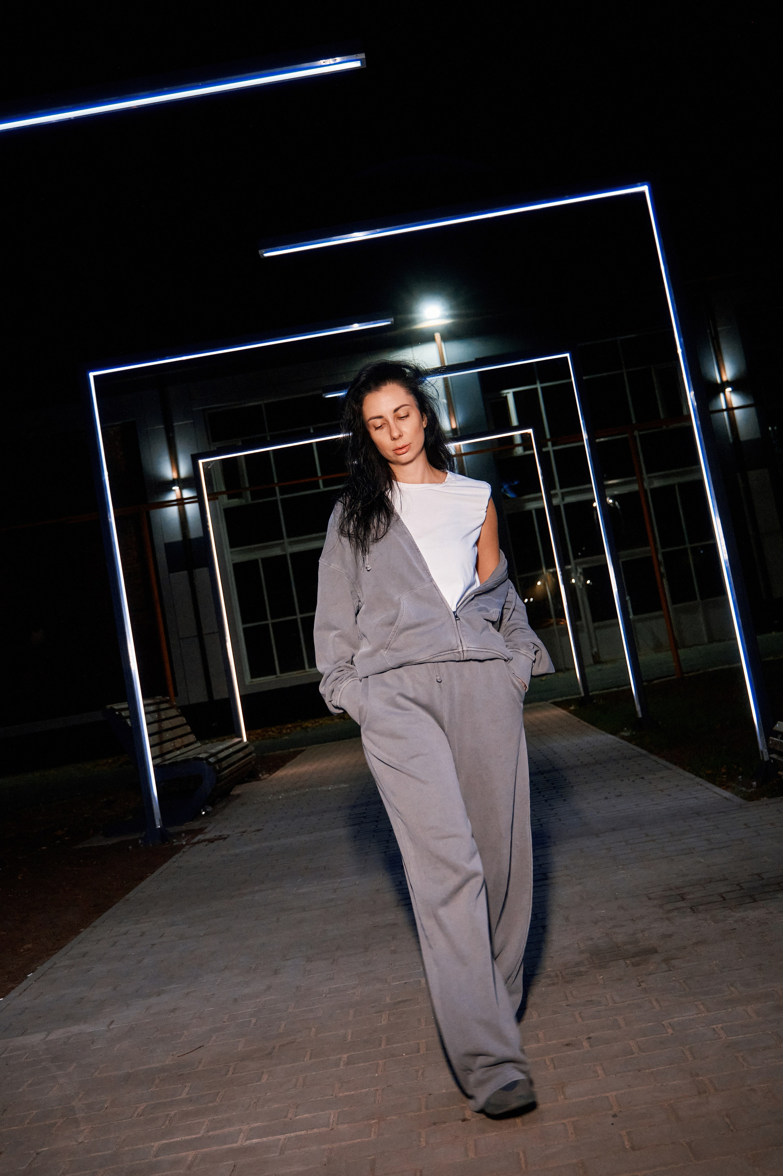 Наташа. Фотосессия по ночному городу. Фотограф Таганрог Анна Трайжон