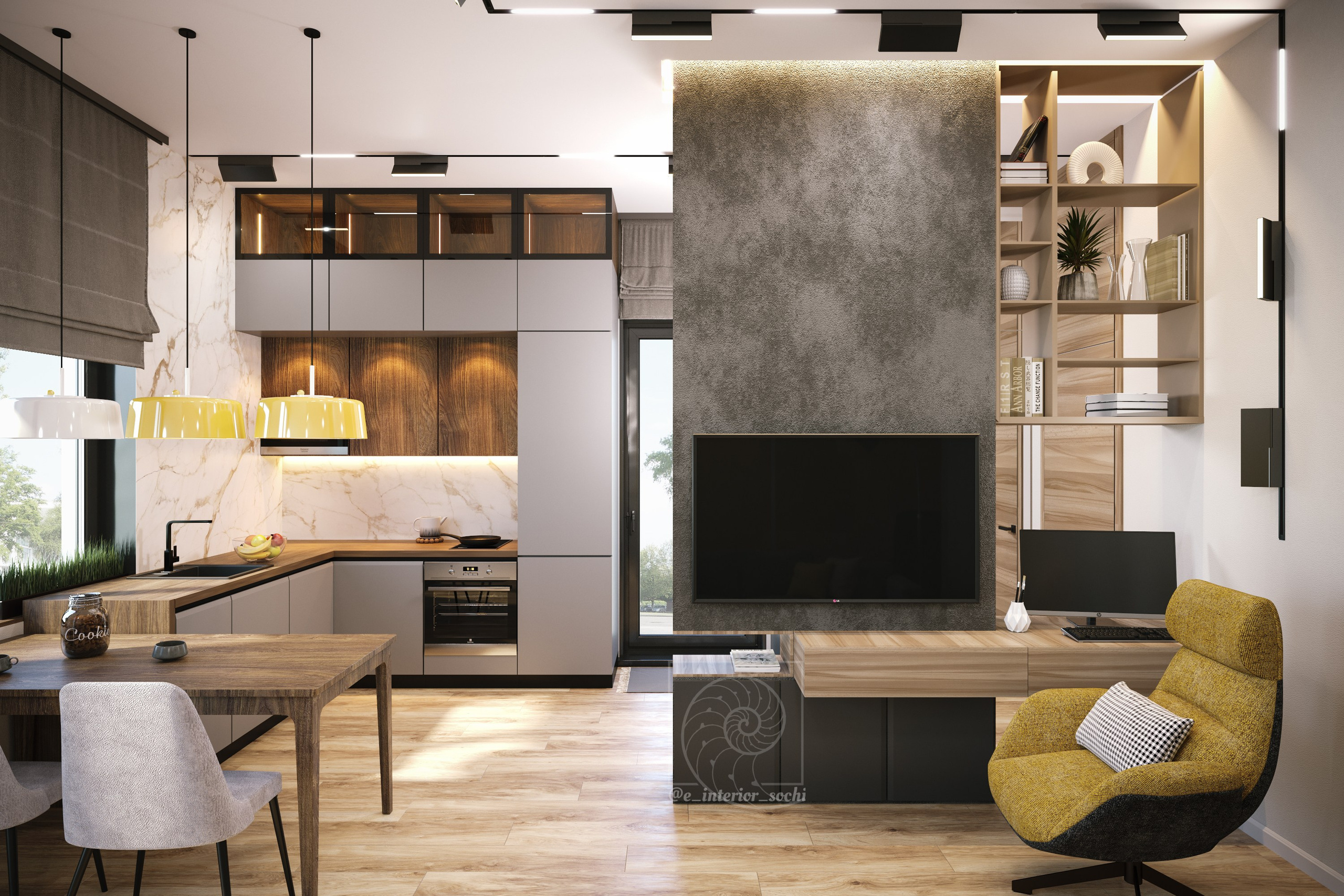 GLOW. Дизайн интерьера Евгения Тисленко