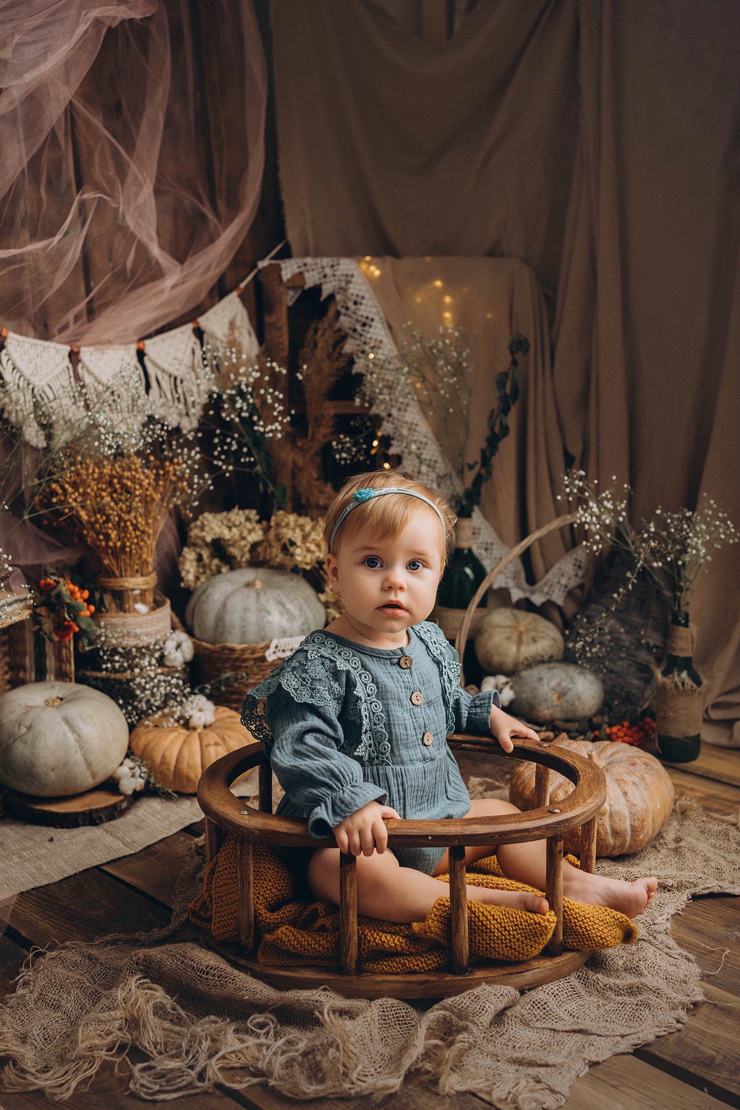 Тыквенный фотопроект. Семейный и детский фотограф новорожденных Ульяновск