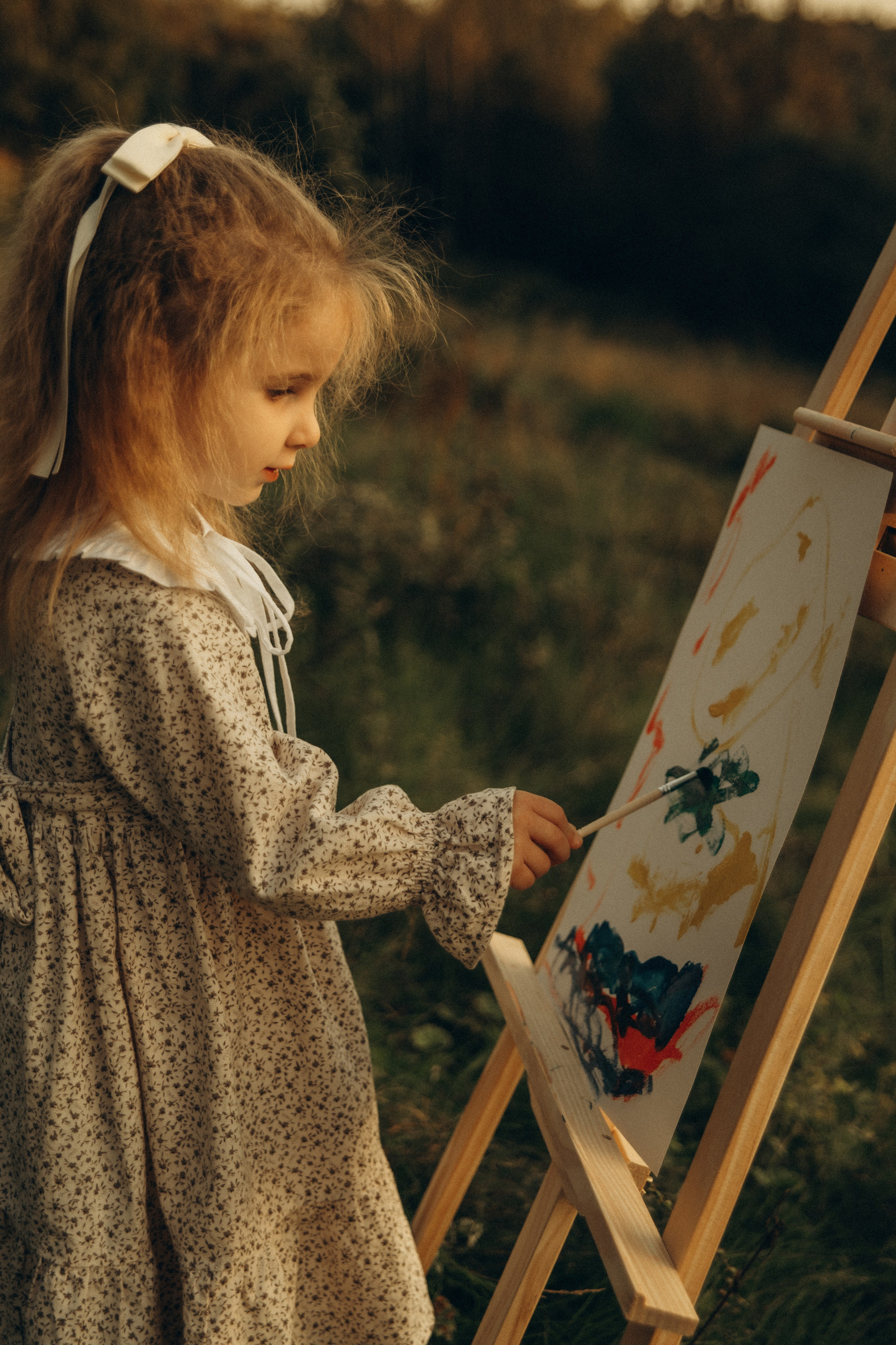 Художница. Гаврилова Настя семейный фотограф lifestyle в Москве