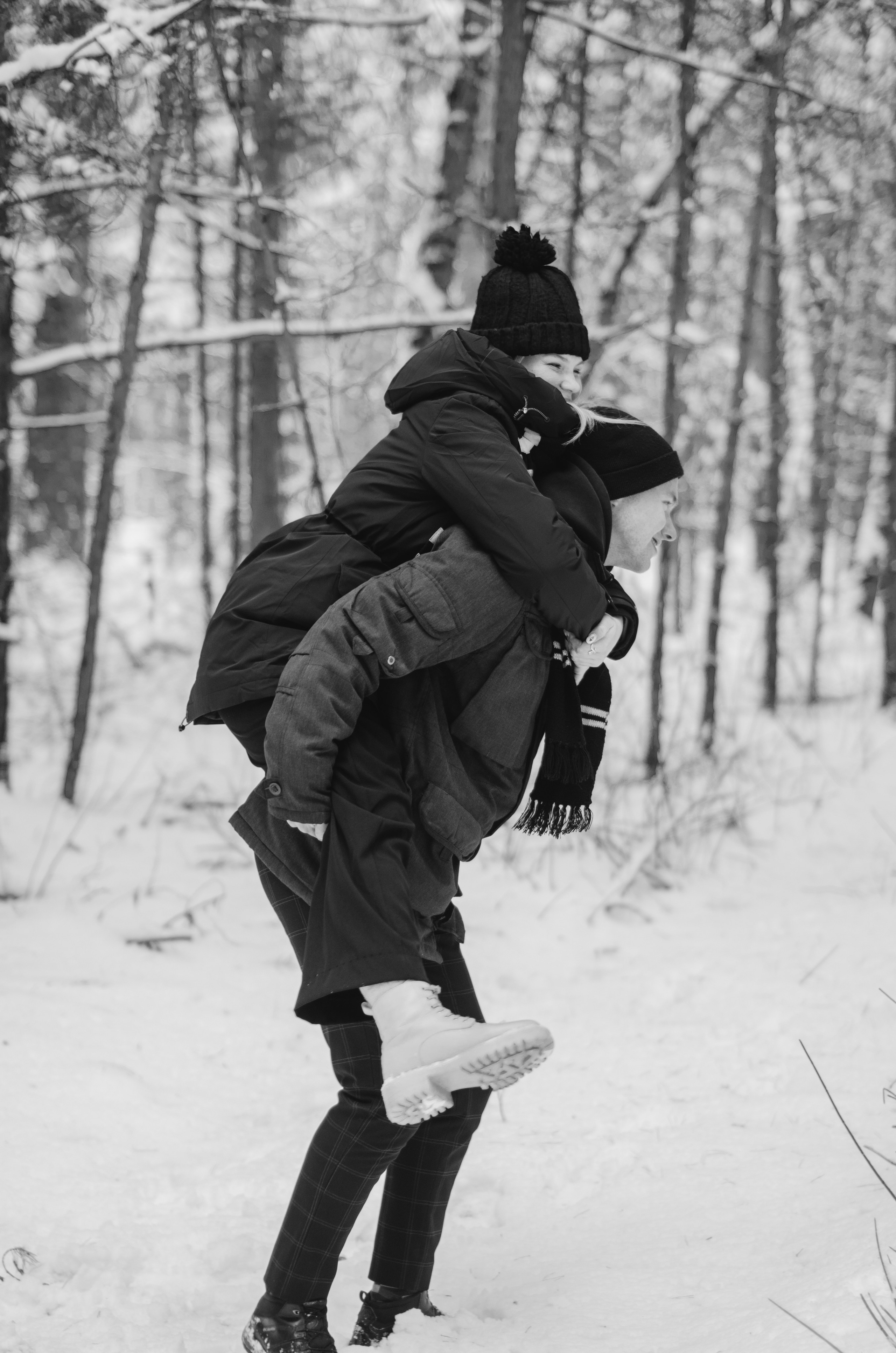 Зимняя история любви в стиле фильма «Гарри Поттер». Денисова Аля — фотограф для парных съемок и индивидуальных историй в Барнауле