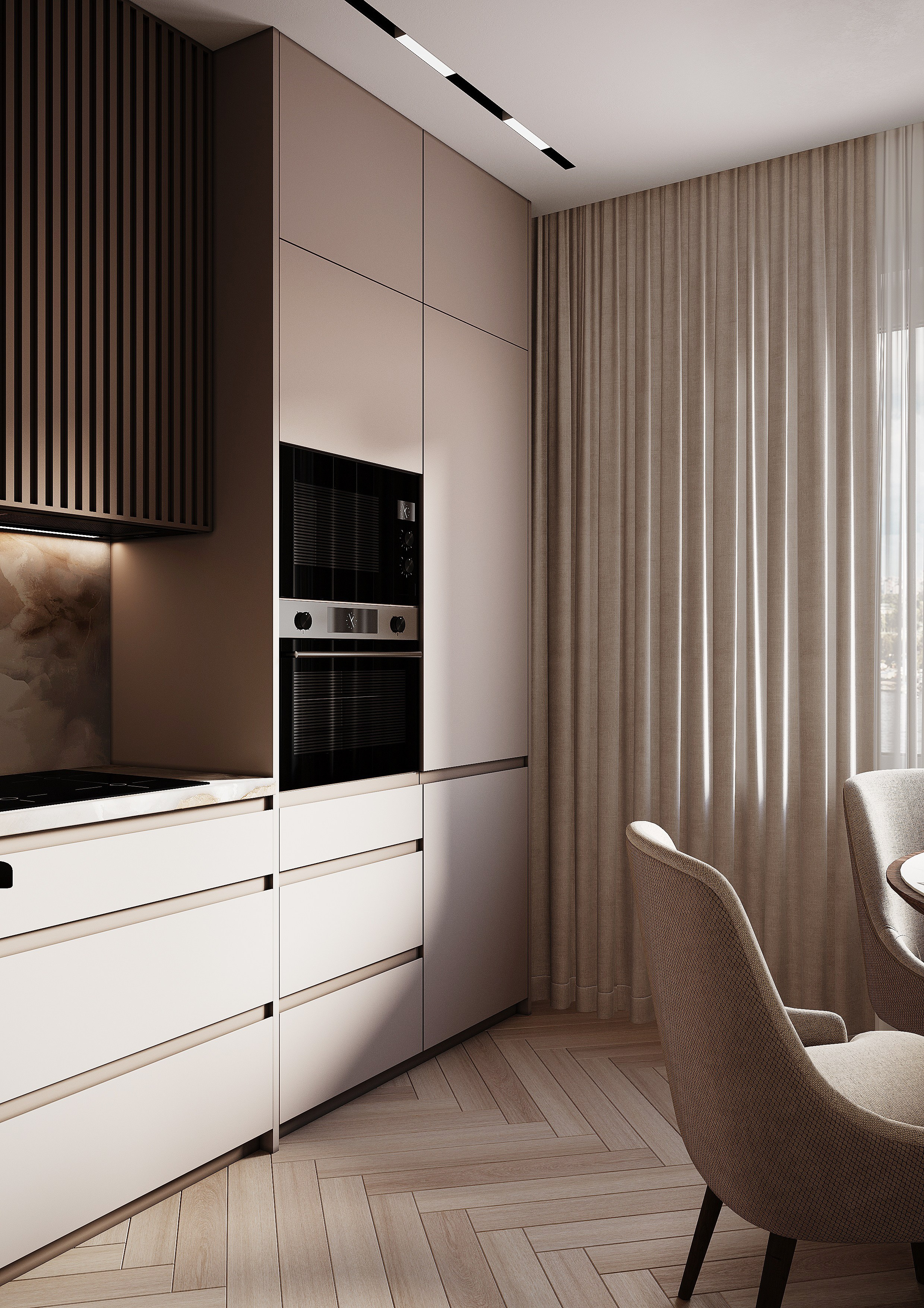 Просторная нежная квартира для милых девушек. Батракова Наталья дизайнер интерьеров Санкт-Петербург Москва Архангель