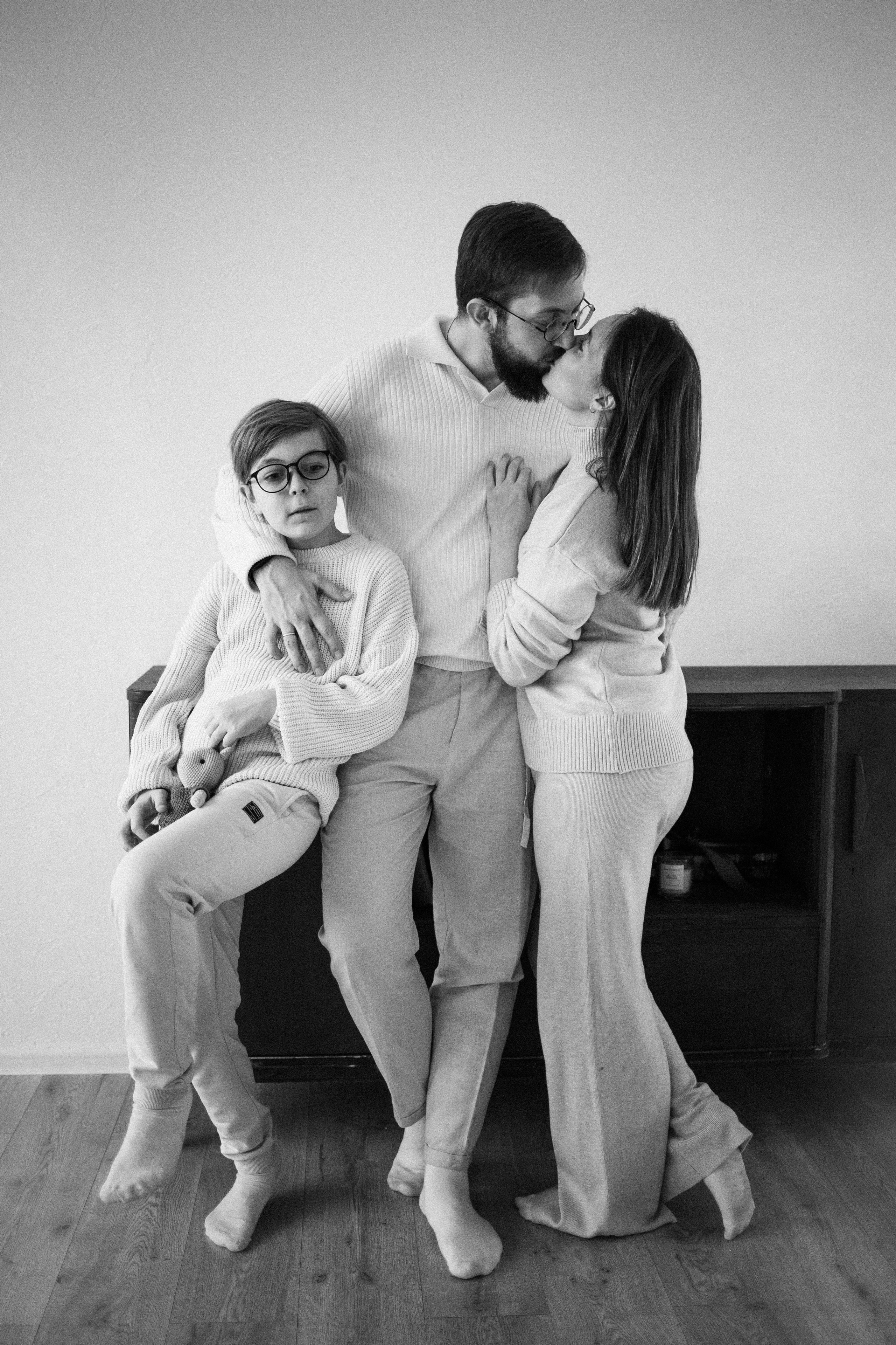 Новогодняя фотосъемка в студии. Семейный видеограф в Москве Элина Ладова