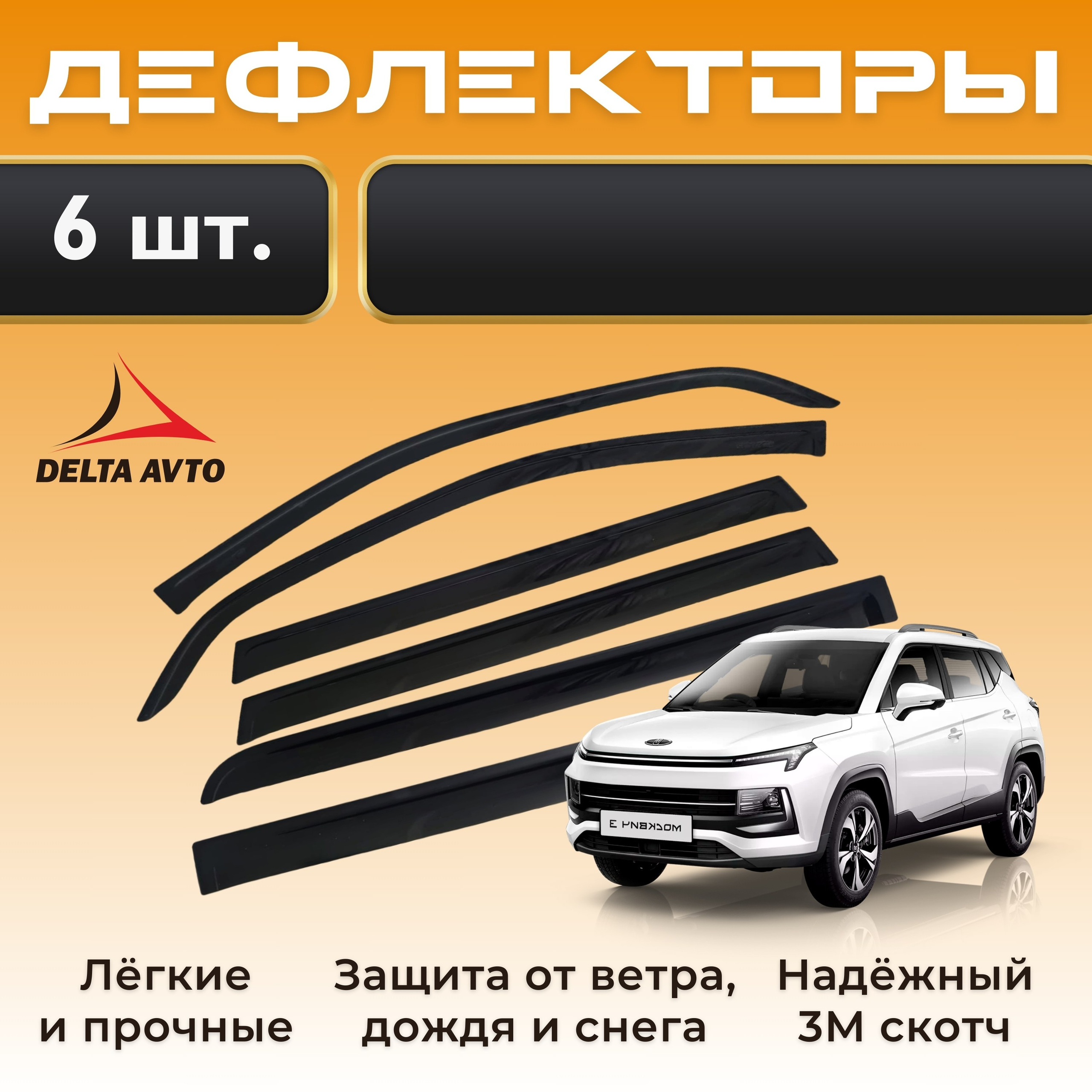 Инфографика для маркетплейсов: дефлекторы для автомобиля. Маркетолог в Москве, специалист по коммуникациям и рекламе Аня Смоляга