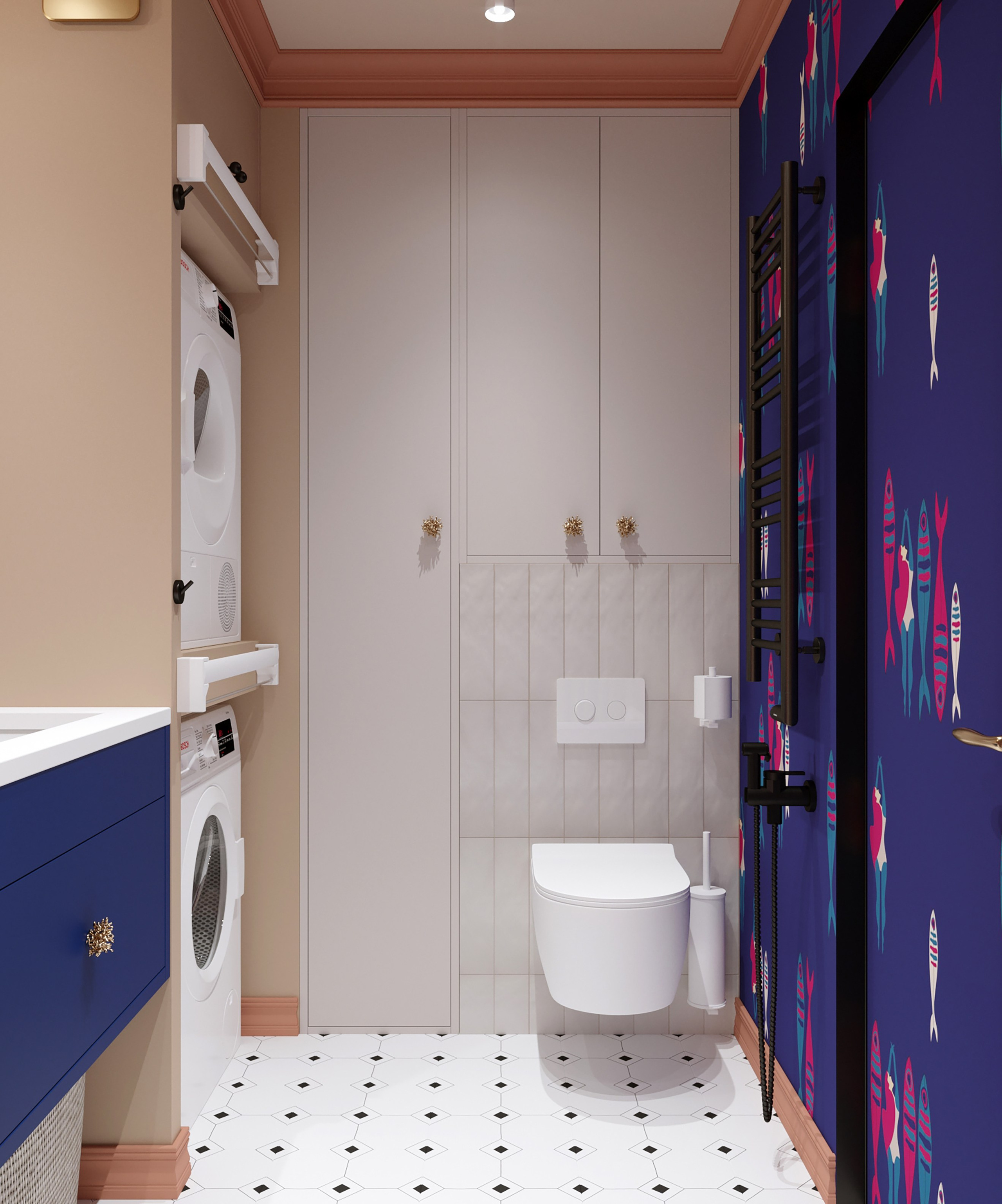 Квартира для девушки ЖК Молодогвардейская. Дизайнер интерьера Троилова Арина