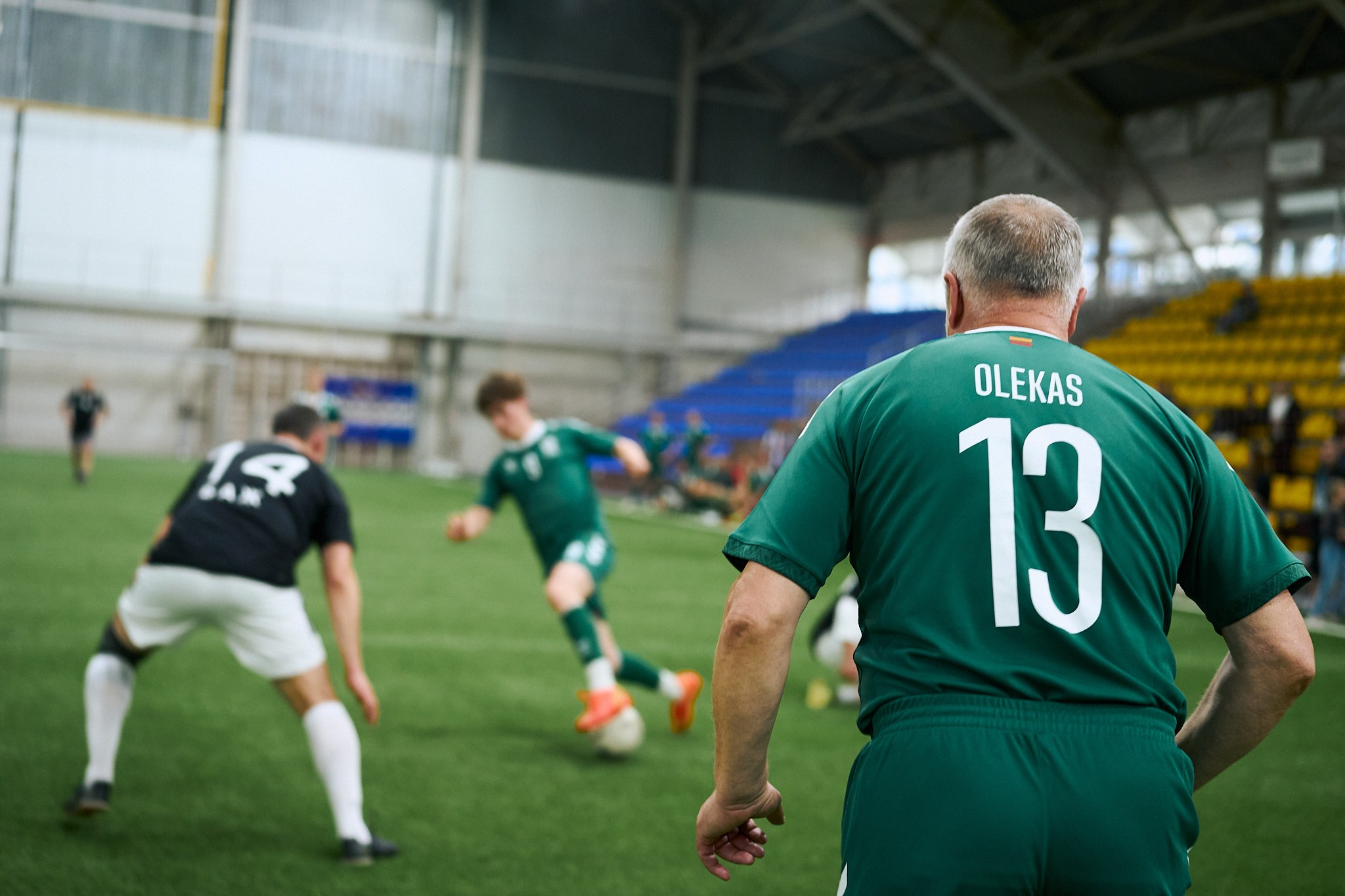 Friendly football match: Seimas of the Republic of Lithuania vs. Sviatlana Tsikhanouskaya’s Office. Photographer in Vilnius