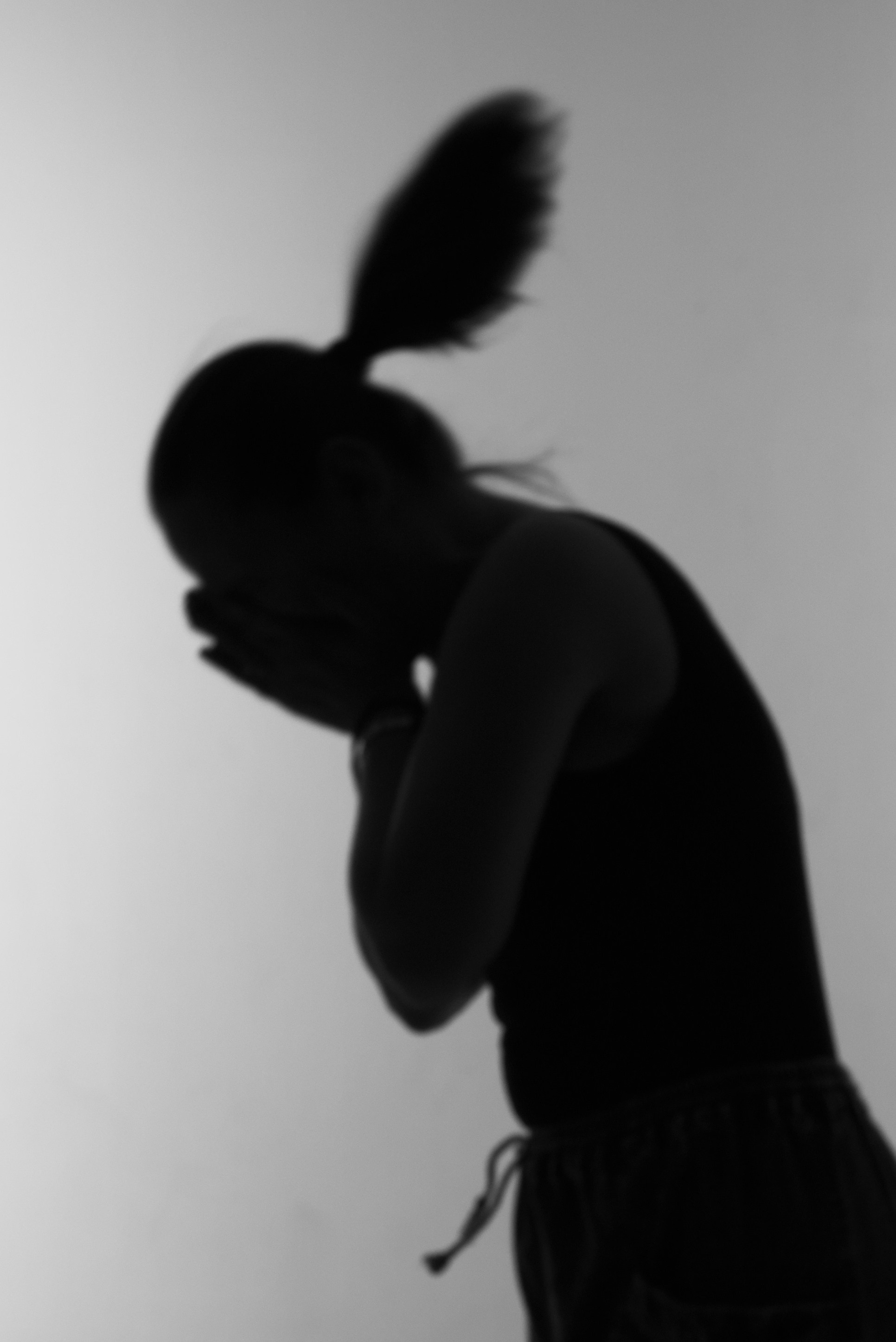 Игра с тенью чб. Мир глазами Саши Д