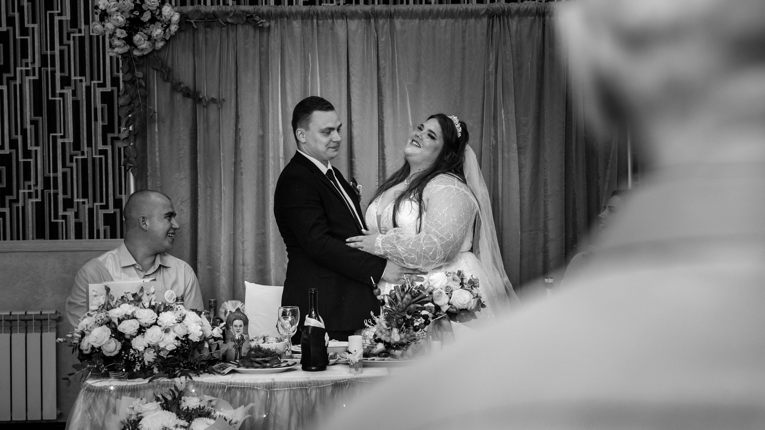 Николай и Диана, свадебный банкет. Свадебный и семейный фотограф в г. Волхов Алексей Кочерыжкин