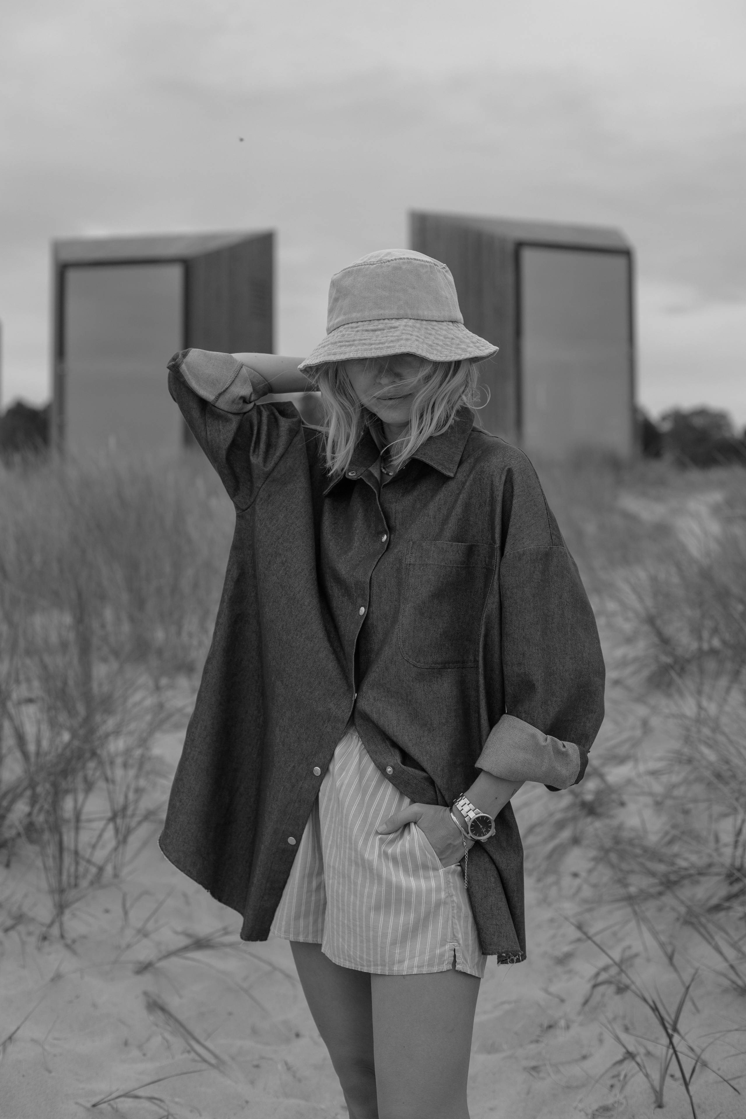 Вера в Янтарном. Перед дождем. Фотограф в Калининграде Решетникова Алина