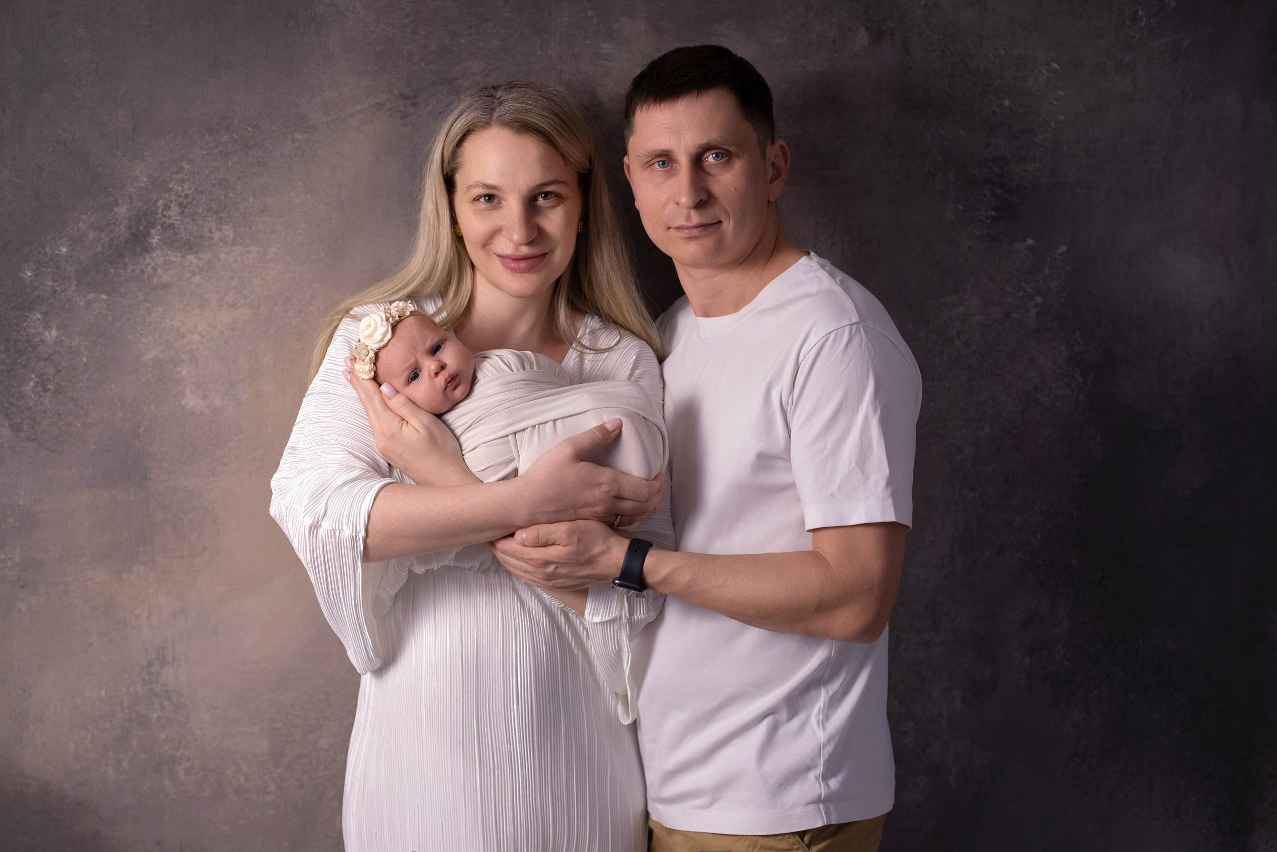 Портретные семейные. Фотограф новорожденных в Москве Кристина Ткач