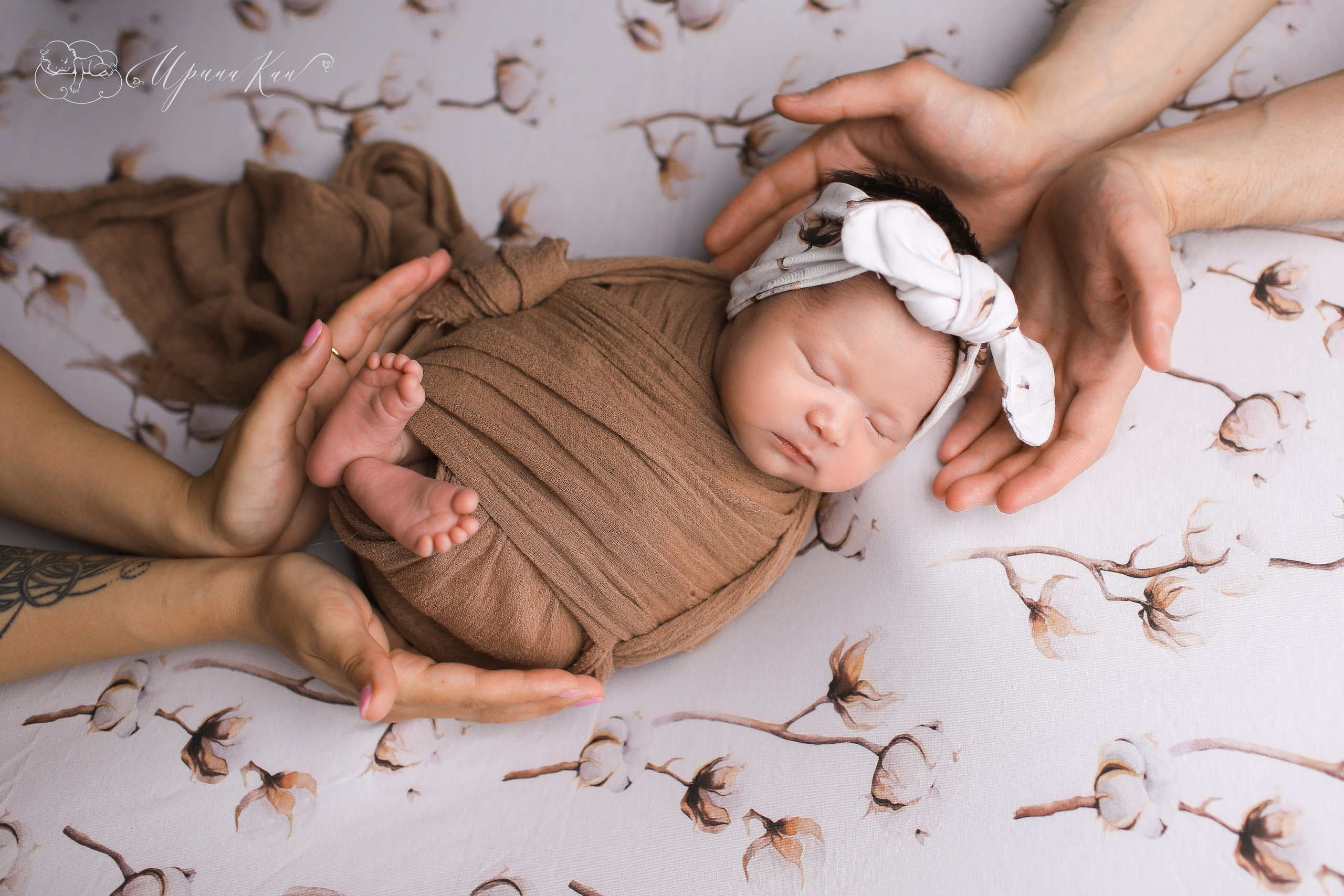 Новорожденная фотосессия для девочек. Ирина Кан Фотограф новорожденных в Екатеринбурге