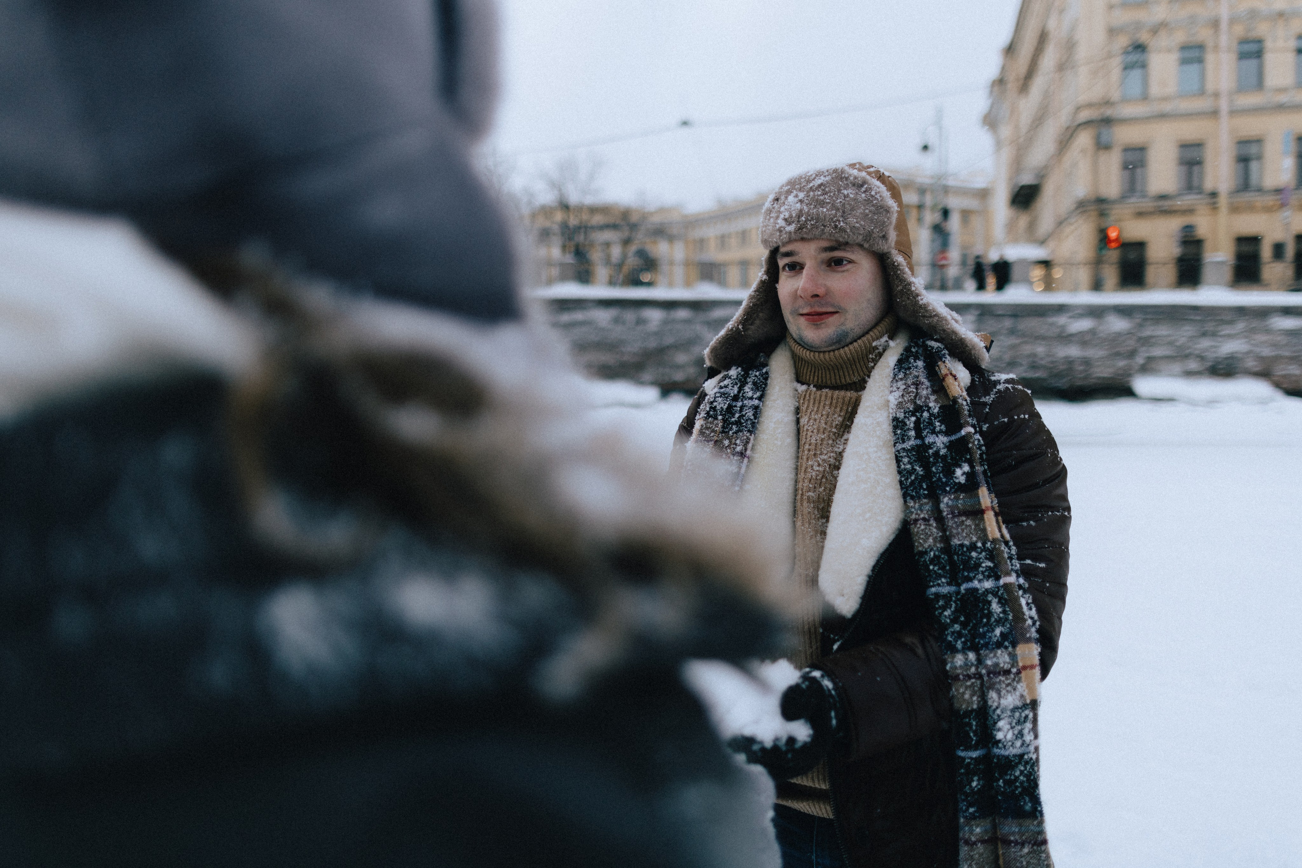 Зима на Фонтанке. Юлия Анисимова — свадебный и семейный фотограф в Санкт-Петербурге