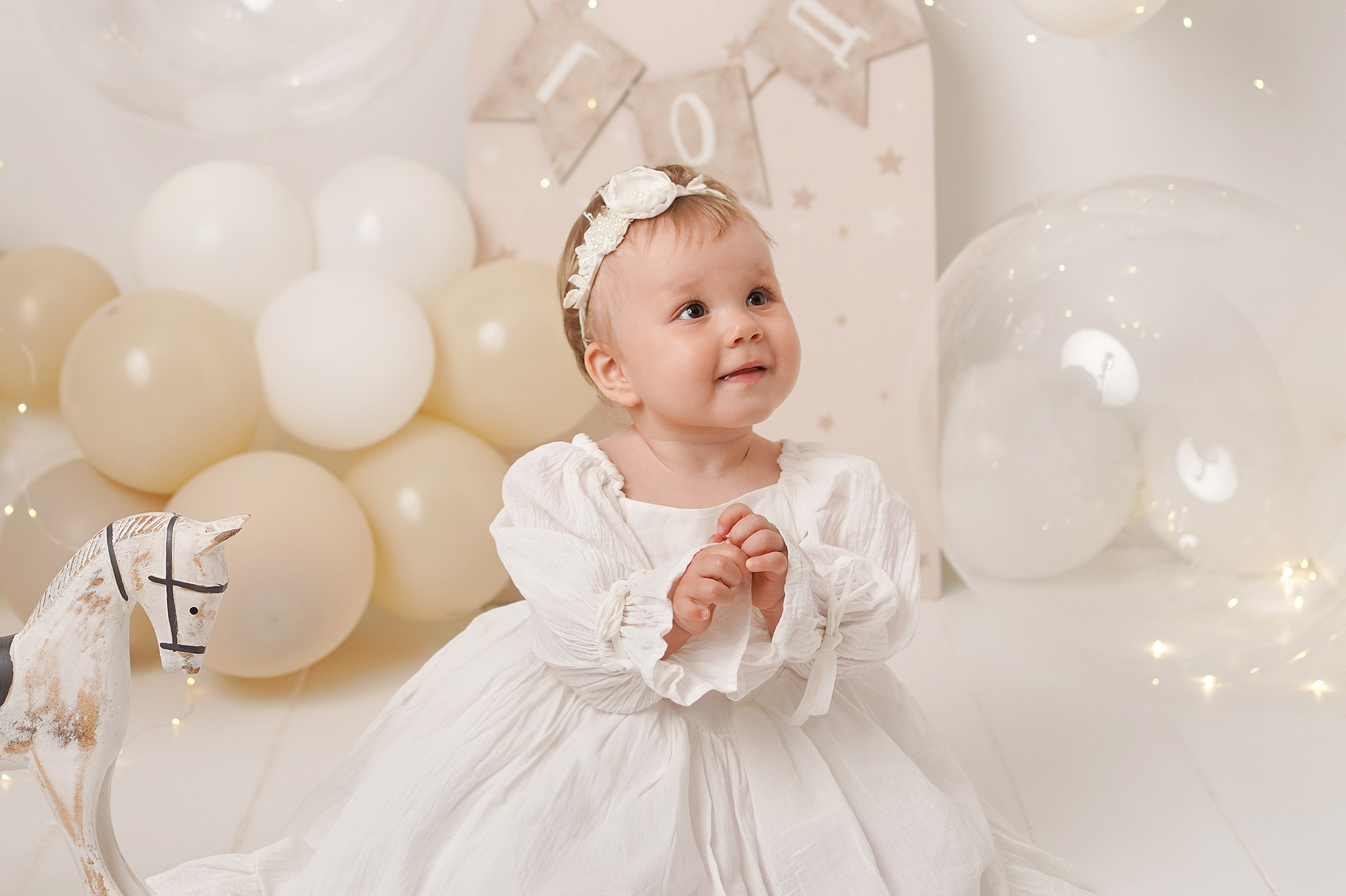 Детская фотосессия Первый годик Оленьки. Детский фотограф и фотограф новорожденных в Калининград Оксана Иваний