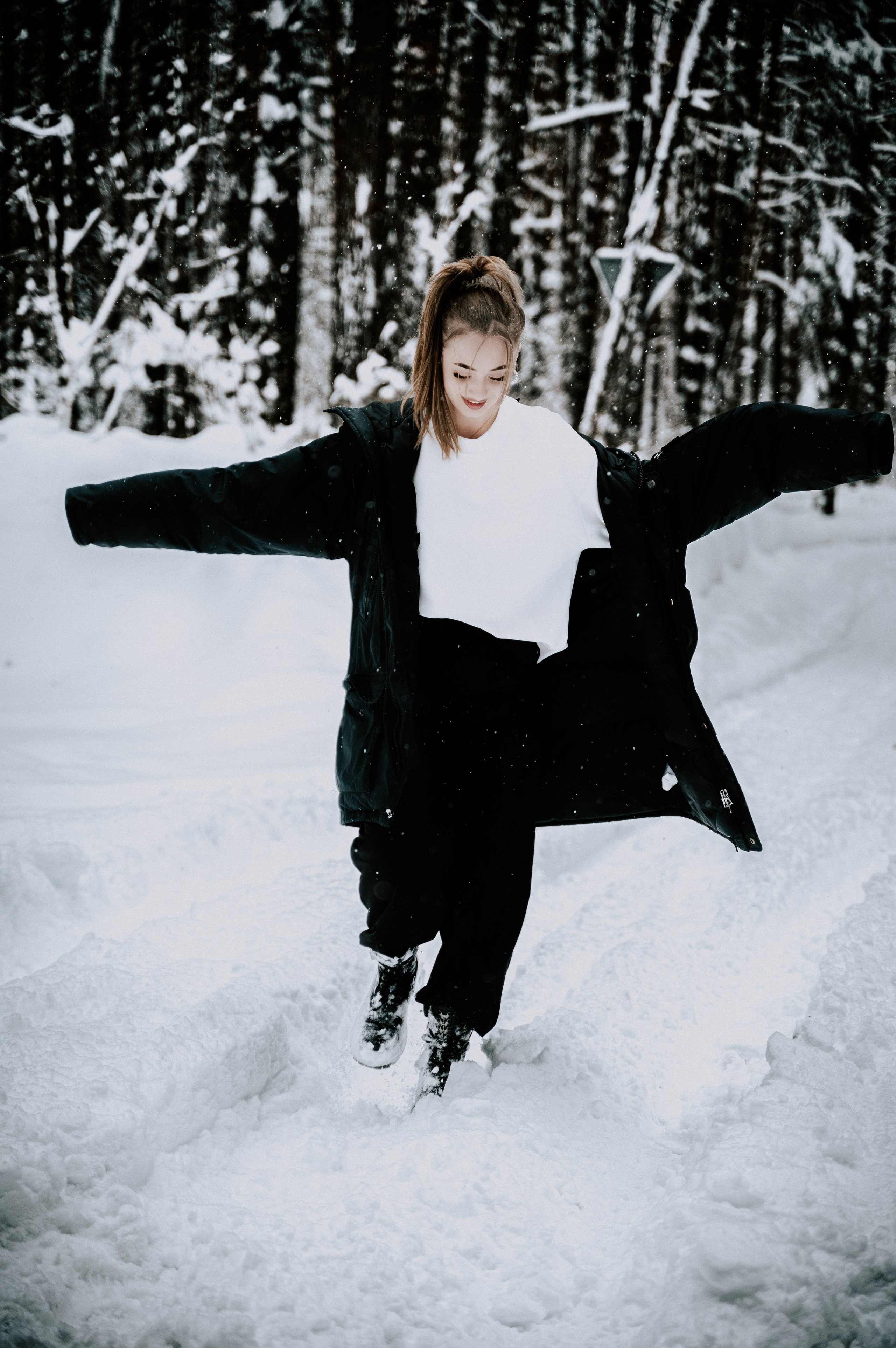 Индивидуальная съёмка для Аделины зима. Фотограф/видеограф Богдан Голованов